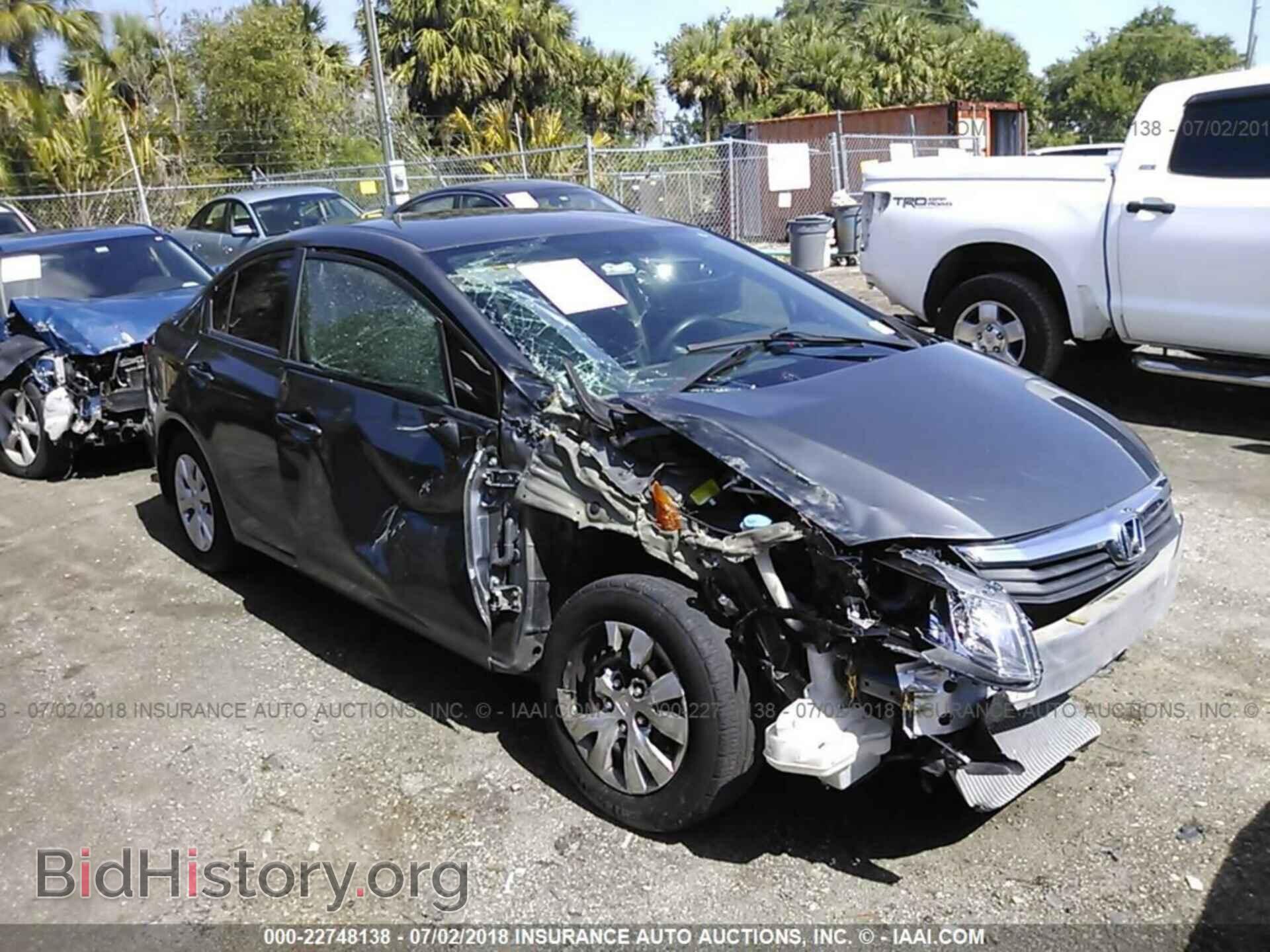 Фотография 2HGFB2F59CH304691 - Honda Civic 2012