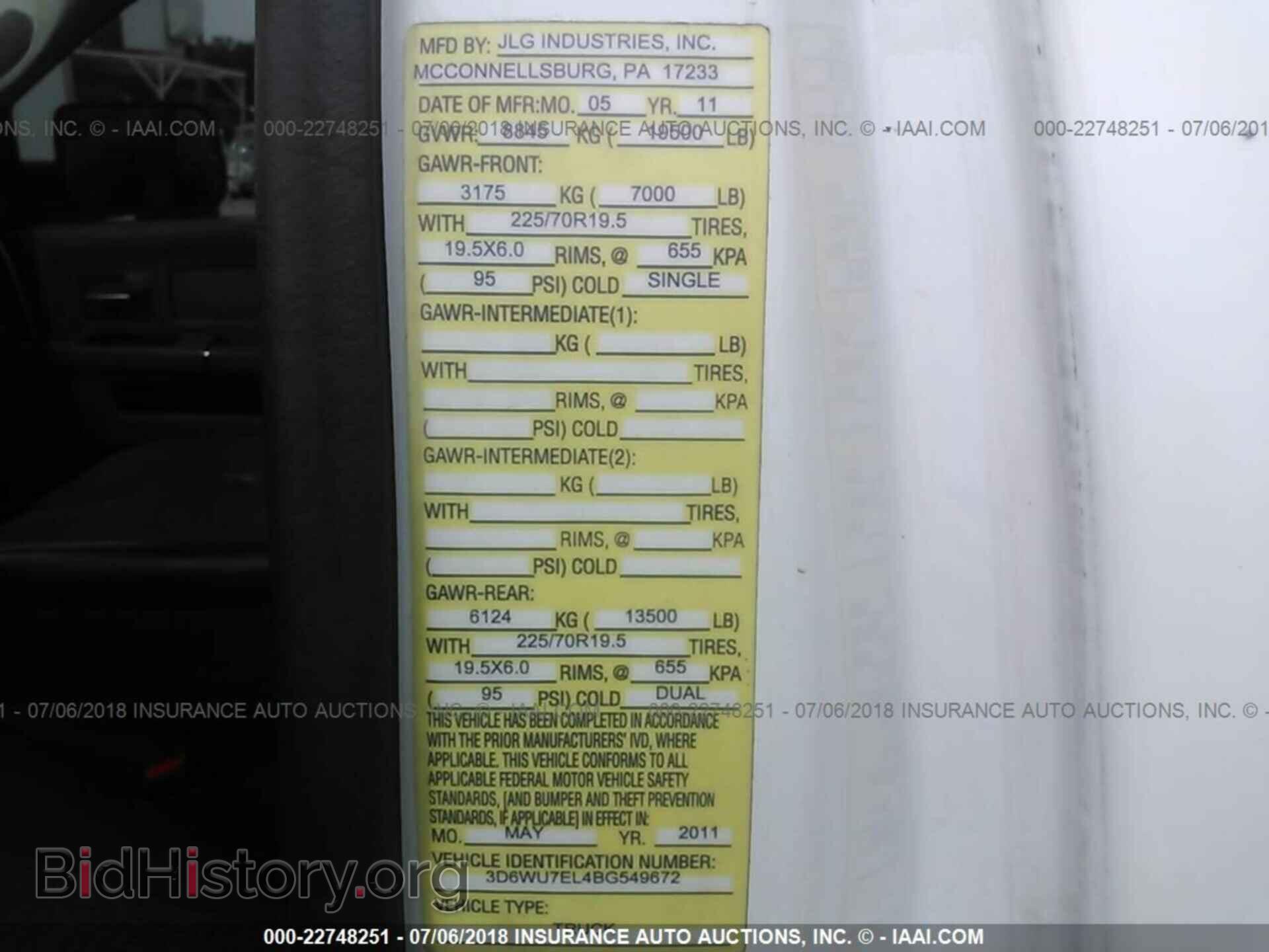 2011 Dodge Ram 5500 - VIN: 3D6WU7EL4BG549672 - Фото 10