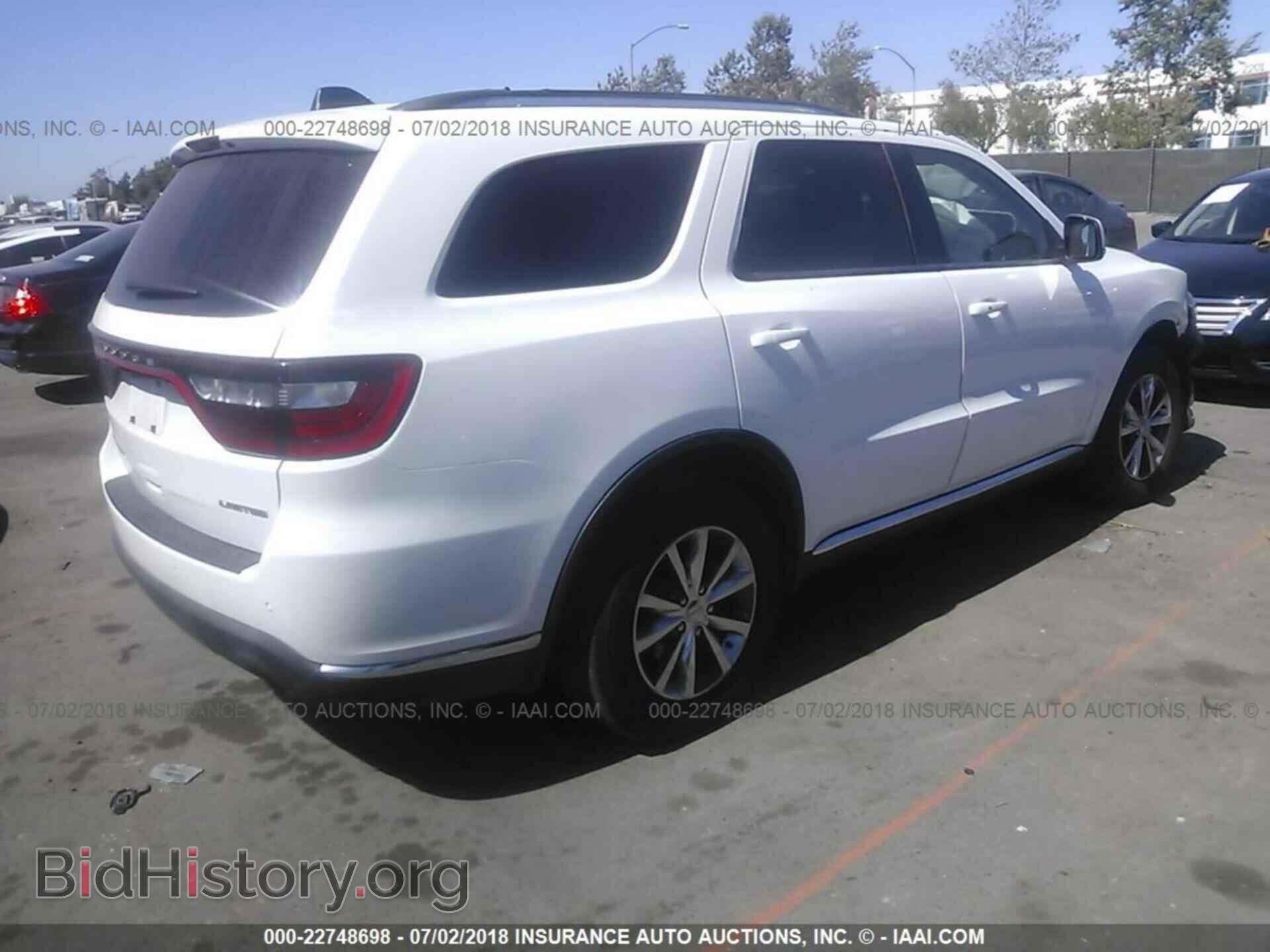 2016 Dodge Durango - VIN: 1C4RDHDG7GC308261 - Фото 4
