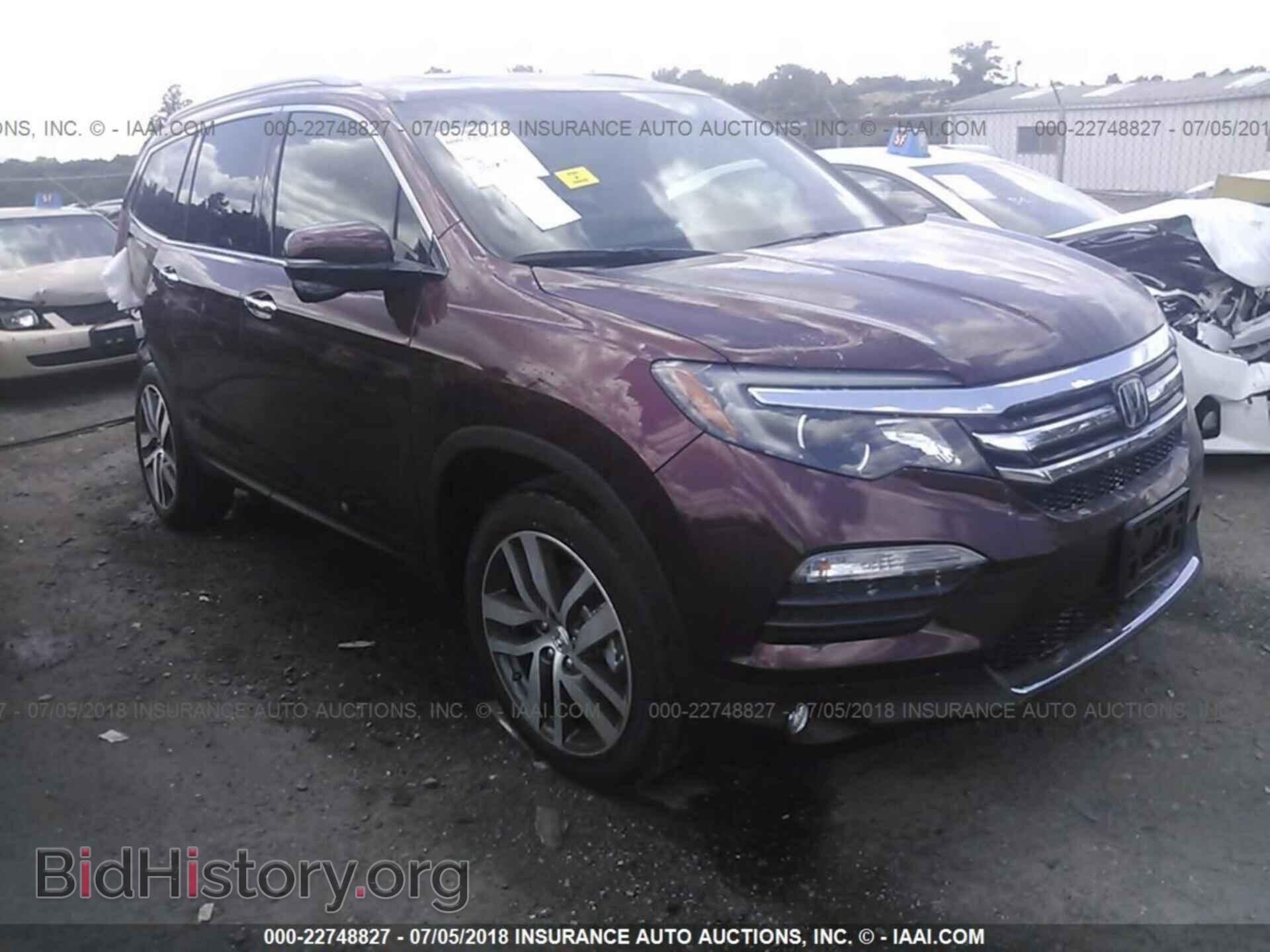 Фотография 5FNYF6H9XJB021433 - Honda Pilot 2018