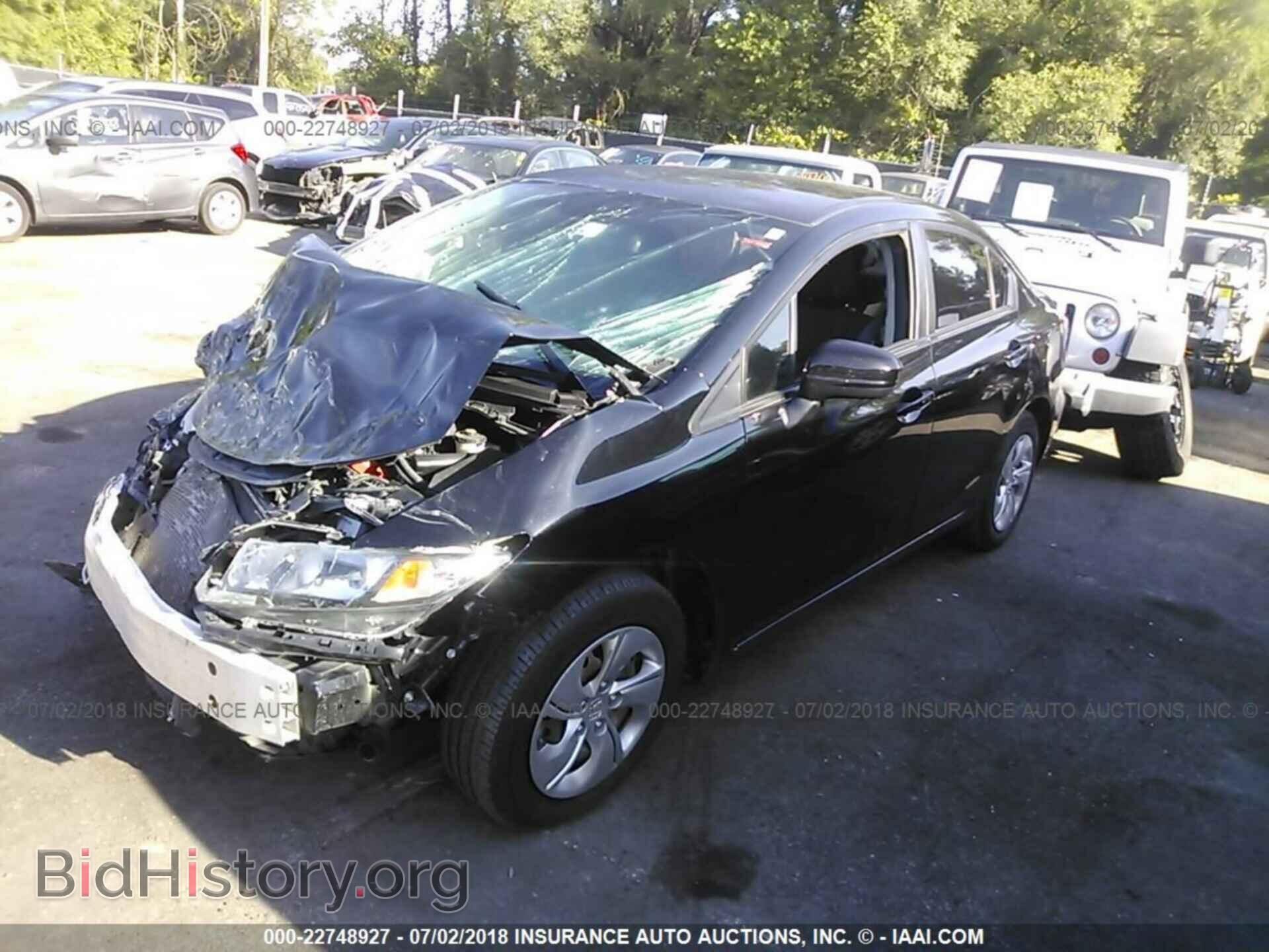 2014 Honda Civic - VIN: 19XFB2F54EE050899 - Фото 2