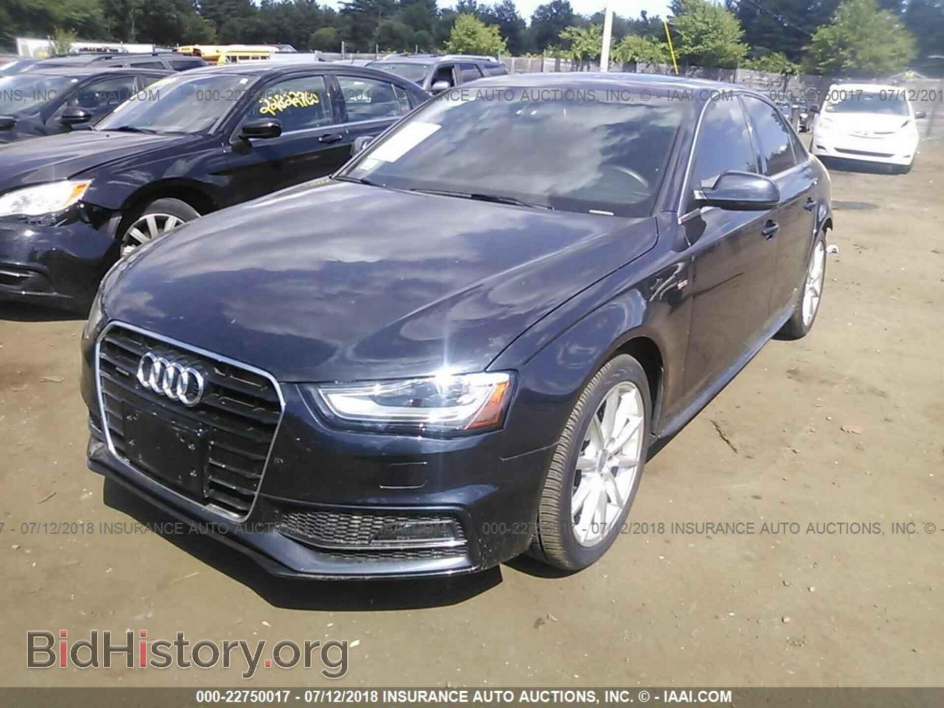 2014 Audi A4 - VIN: WAUFFAFL2EA068234 - Фото 2