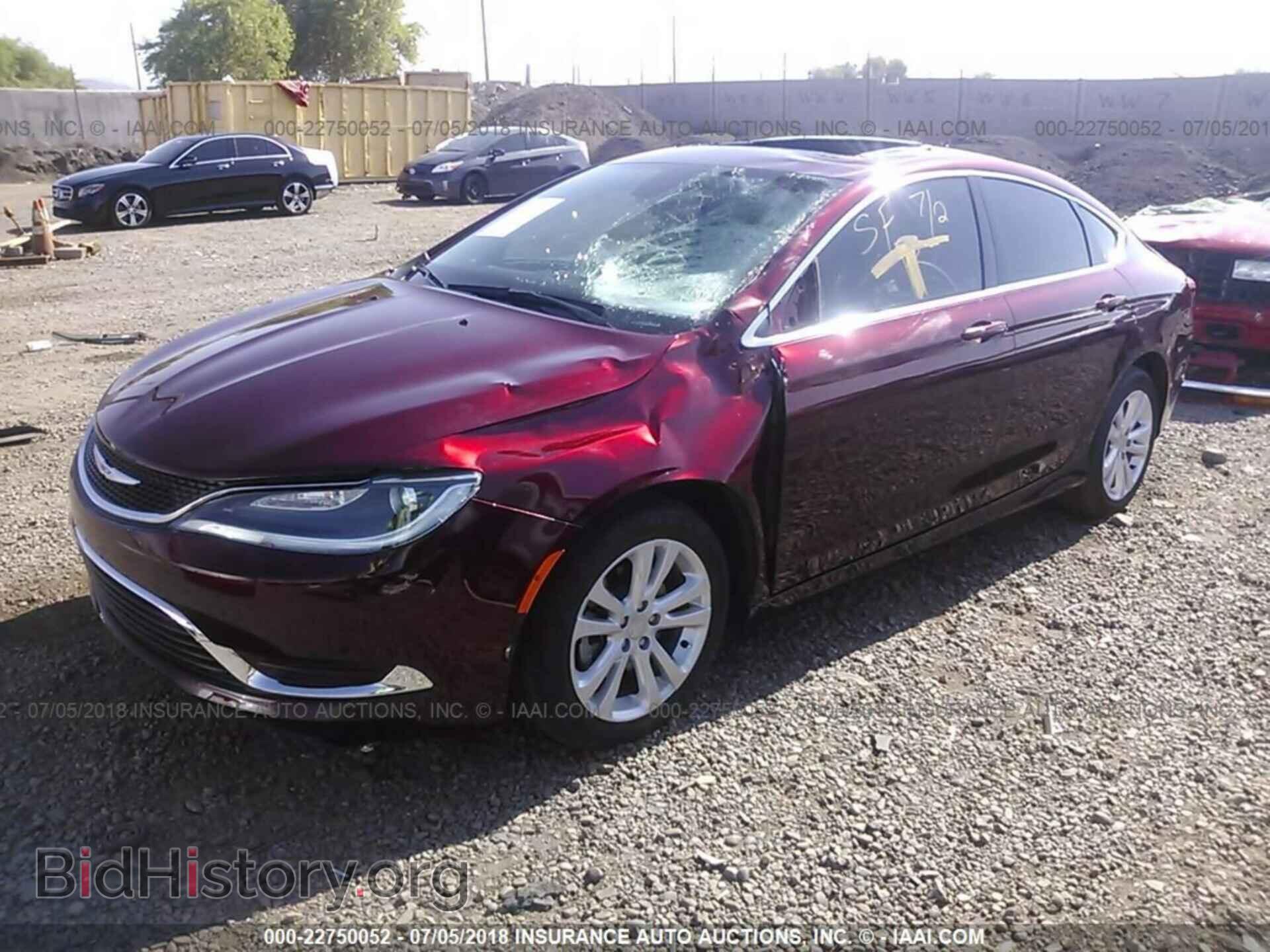 2016 Chrysler 200 - VIN: 1C3CCCAB7GN168970 - Фото 2