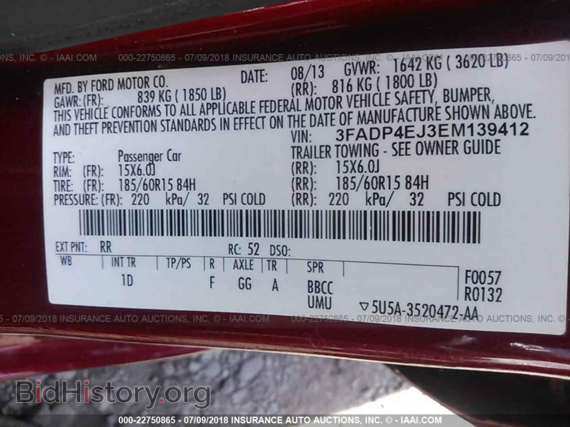 2014 Ford Fiesta - VIN: 3FADP4EJ3EM139412 - Photo 9