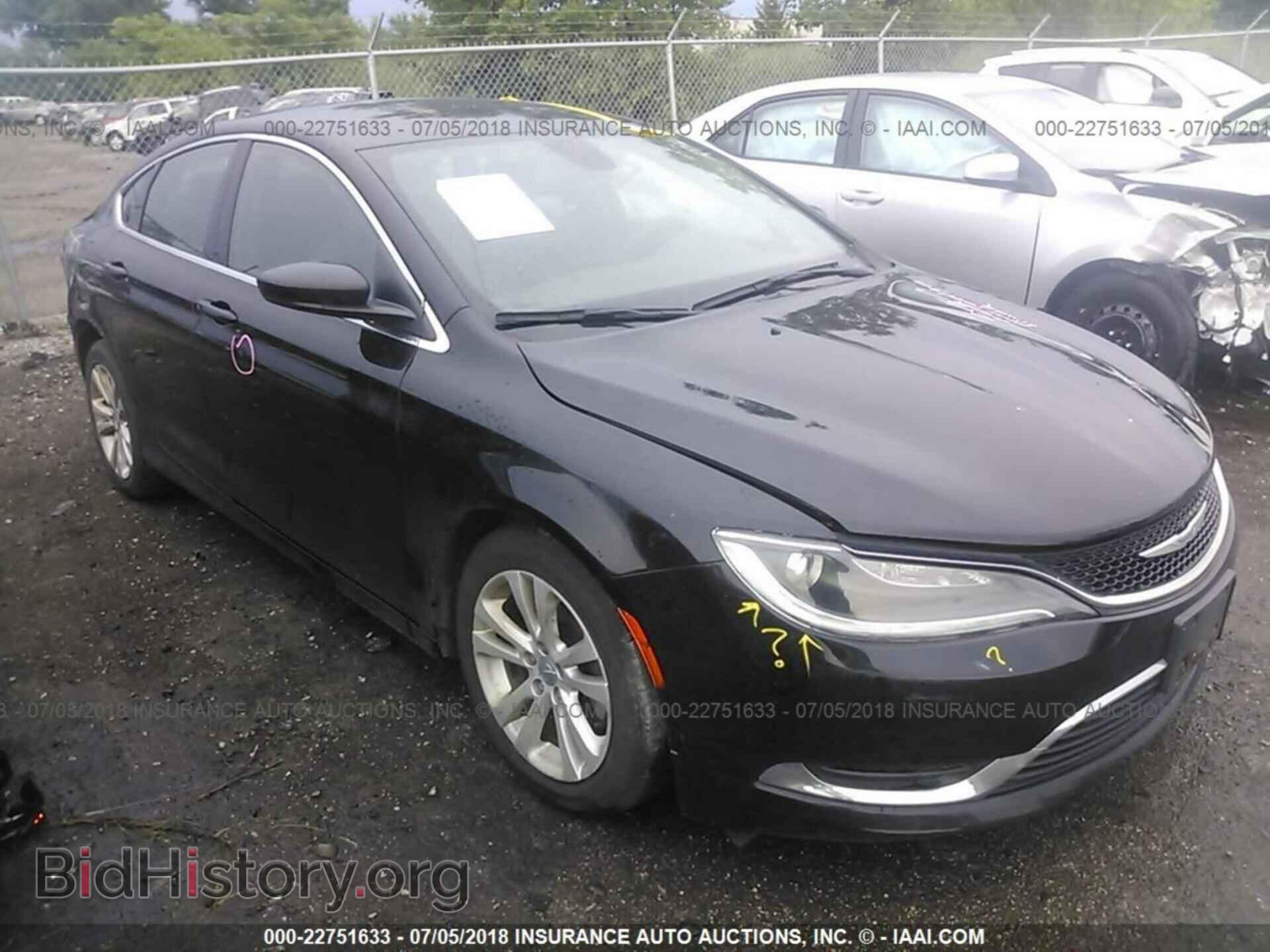 Фотография 1C3CCCAB9FN737591 - Chrysler 200 2015