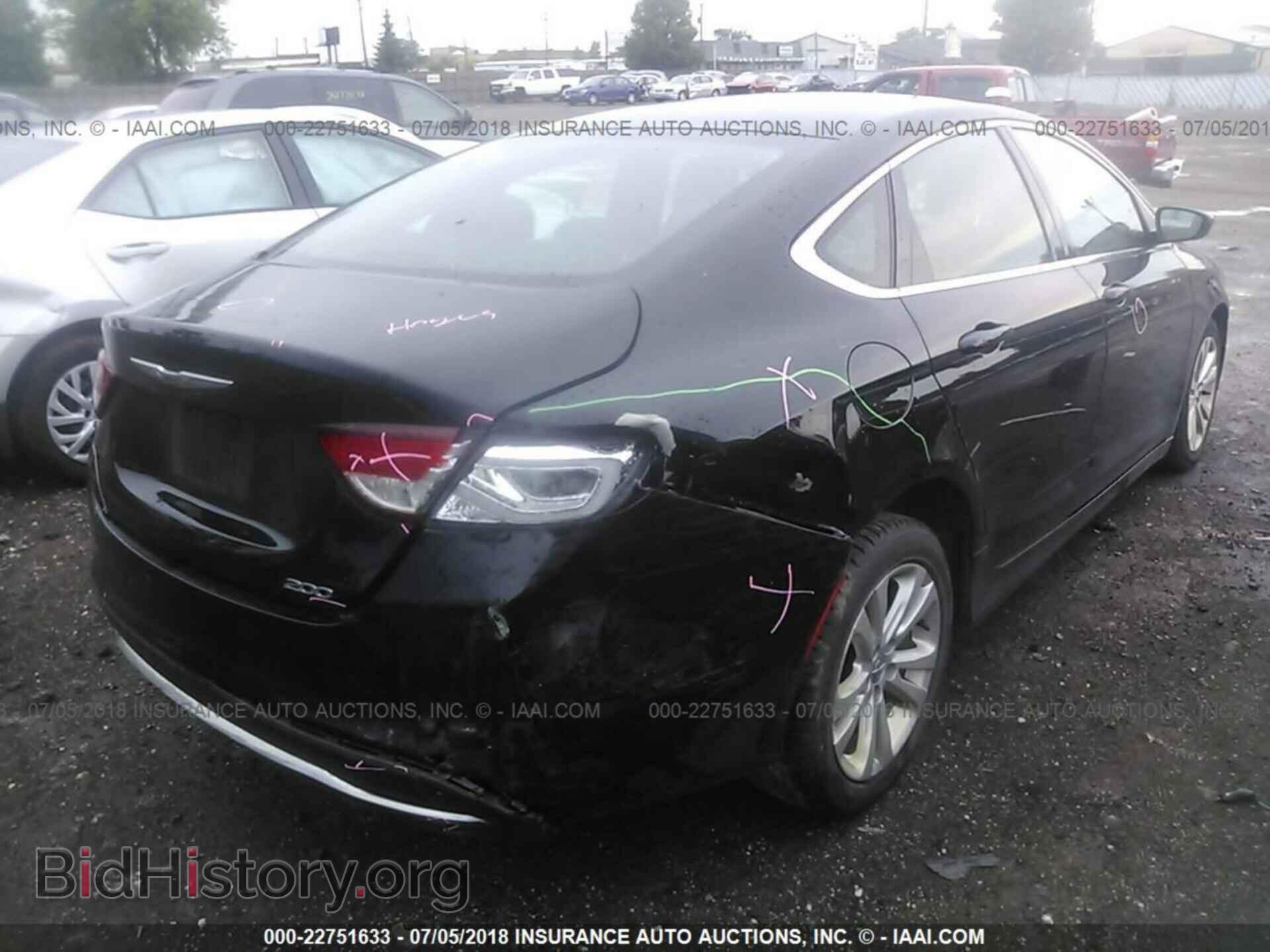 2015 Chrysler 200 - VIN: 1C3CCCAB9FN737591 - Фото 4