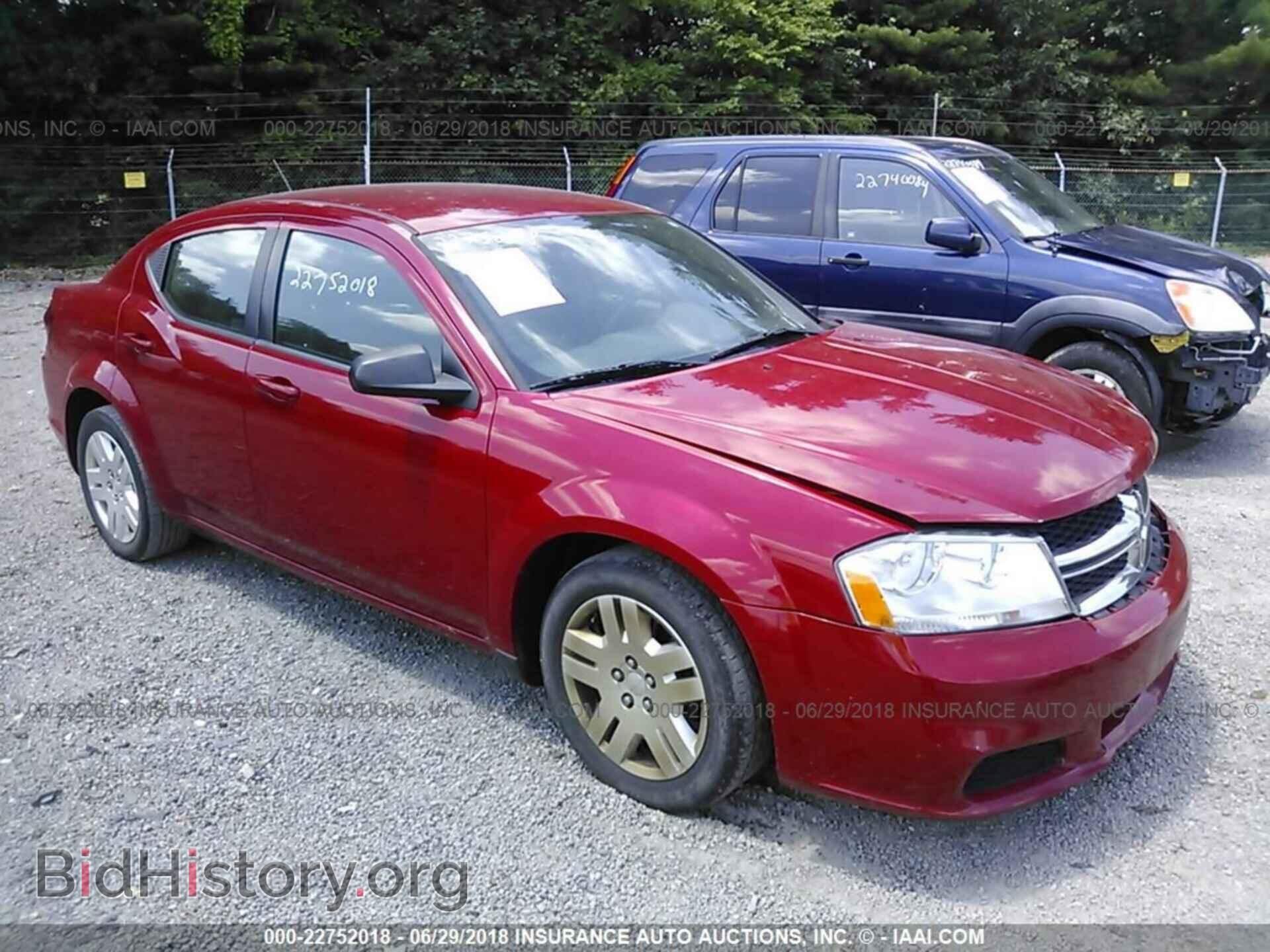 Photo 1C3CDZAB4CN224339 - Dodge Avenger 2012