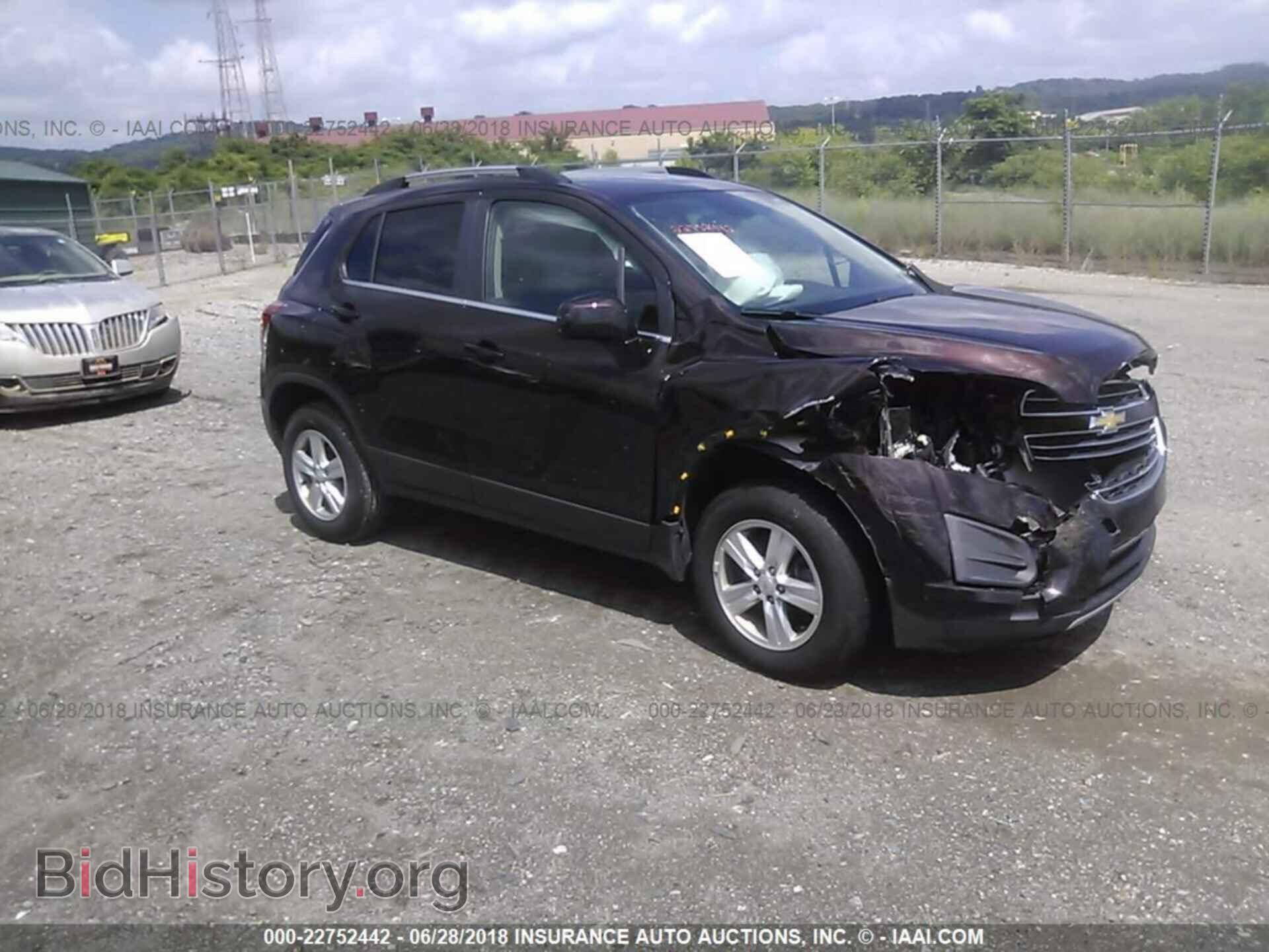 Фотография KL7CJPSB6GB562997 - Chevrolet Trax 2016
