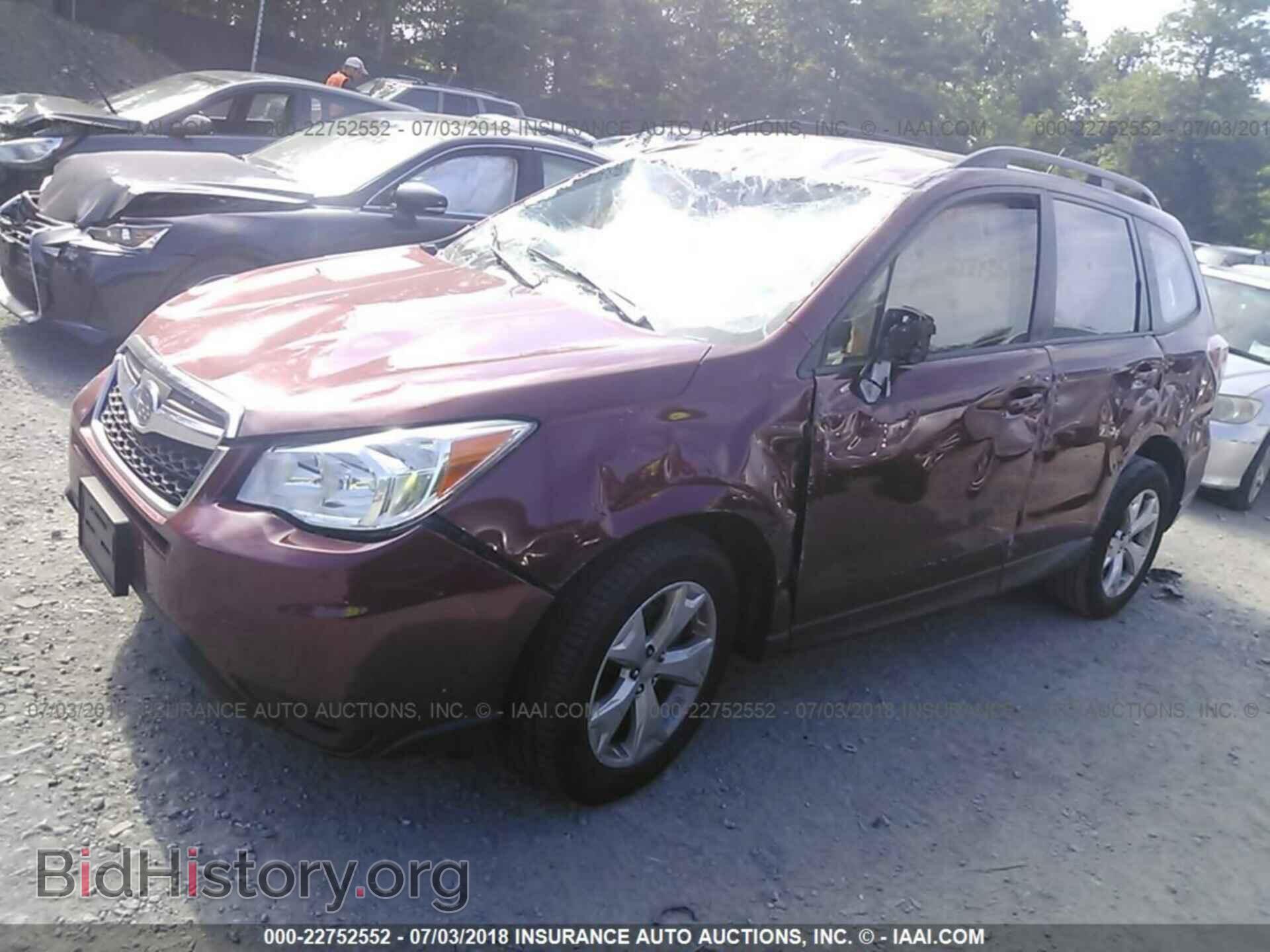 2015 Subaru Forester - VIN: JF2SJABC6FH445809 - Фото 2