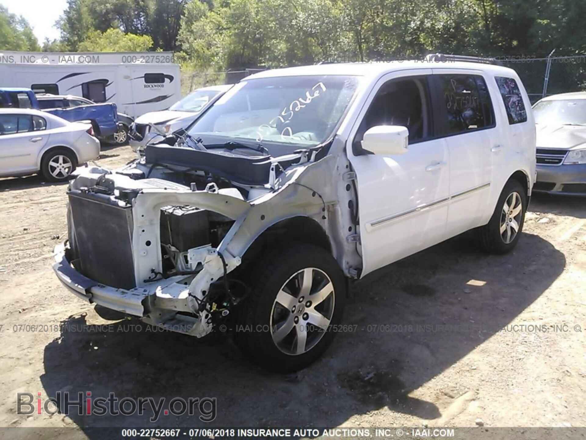 2012 Honda Pilot - VIN: 5FNYF4H96CB030931 - Photo 2