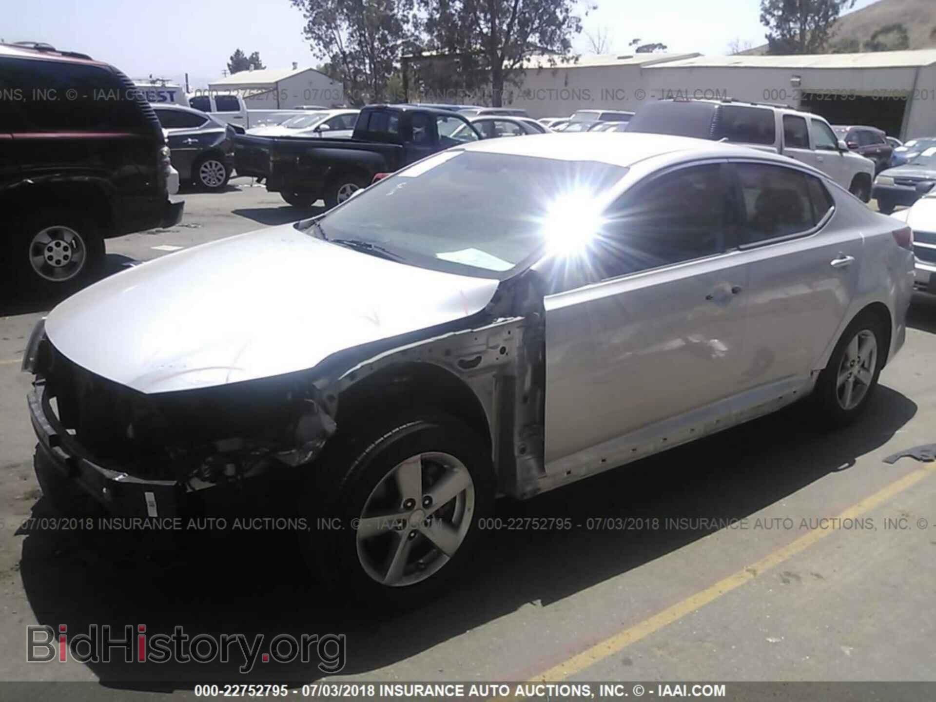 2014 Kia Optima - VIN: 5XXGM4A76EG311380 - Photo 2