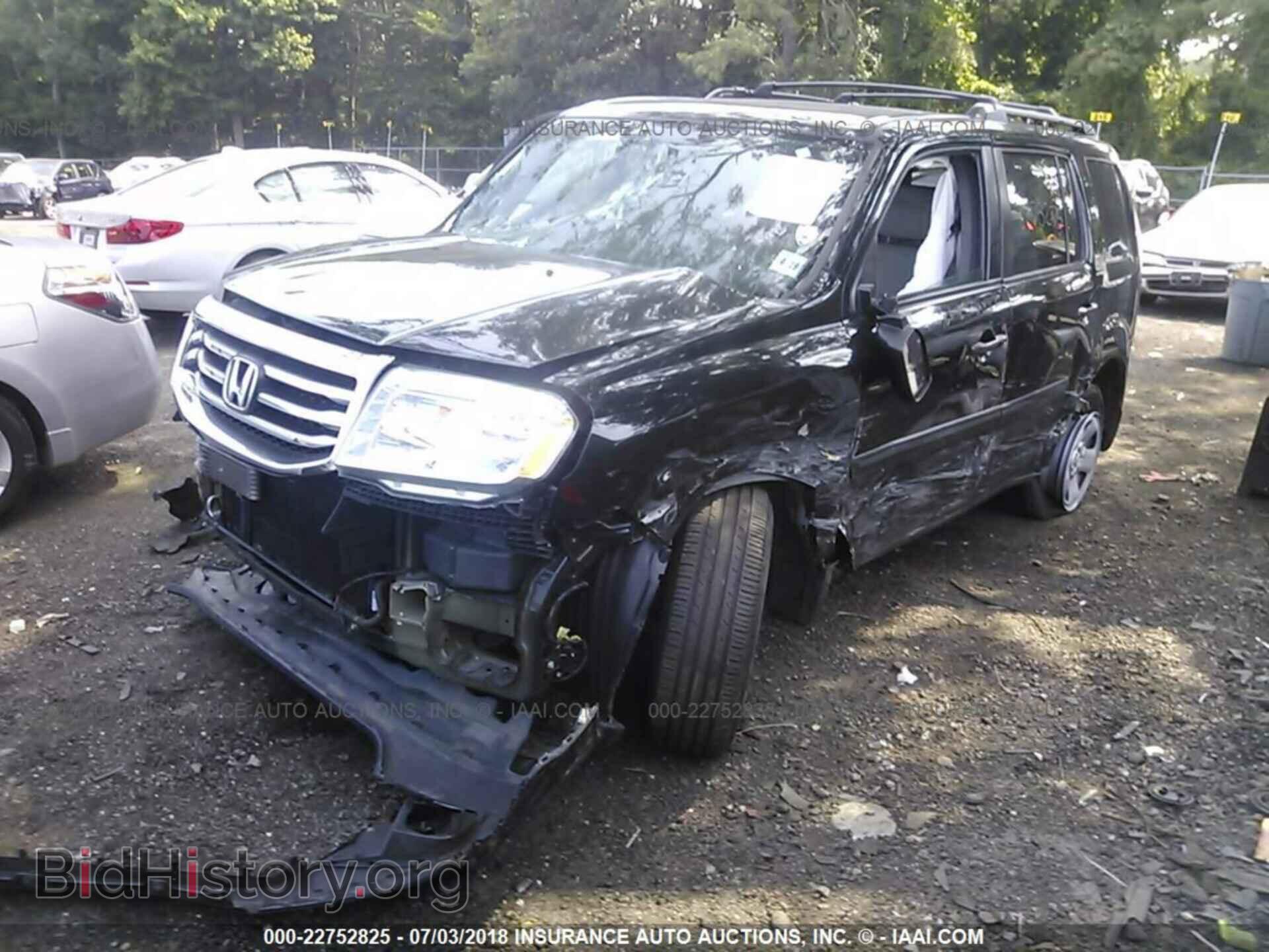 2014 Honda Pilot - VIN: 5FNYF4H23EB007063 - Фото 2