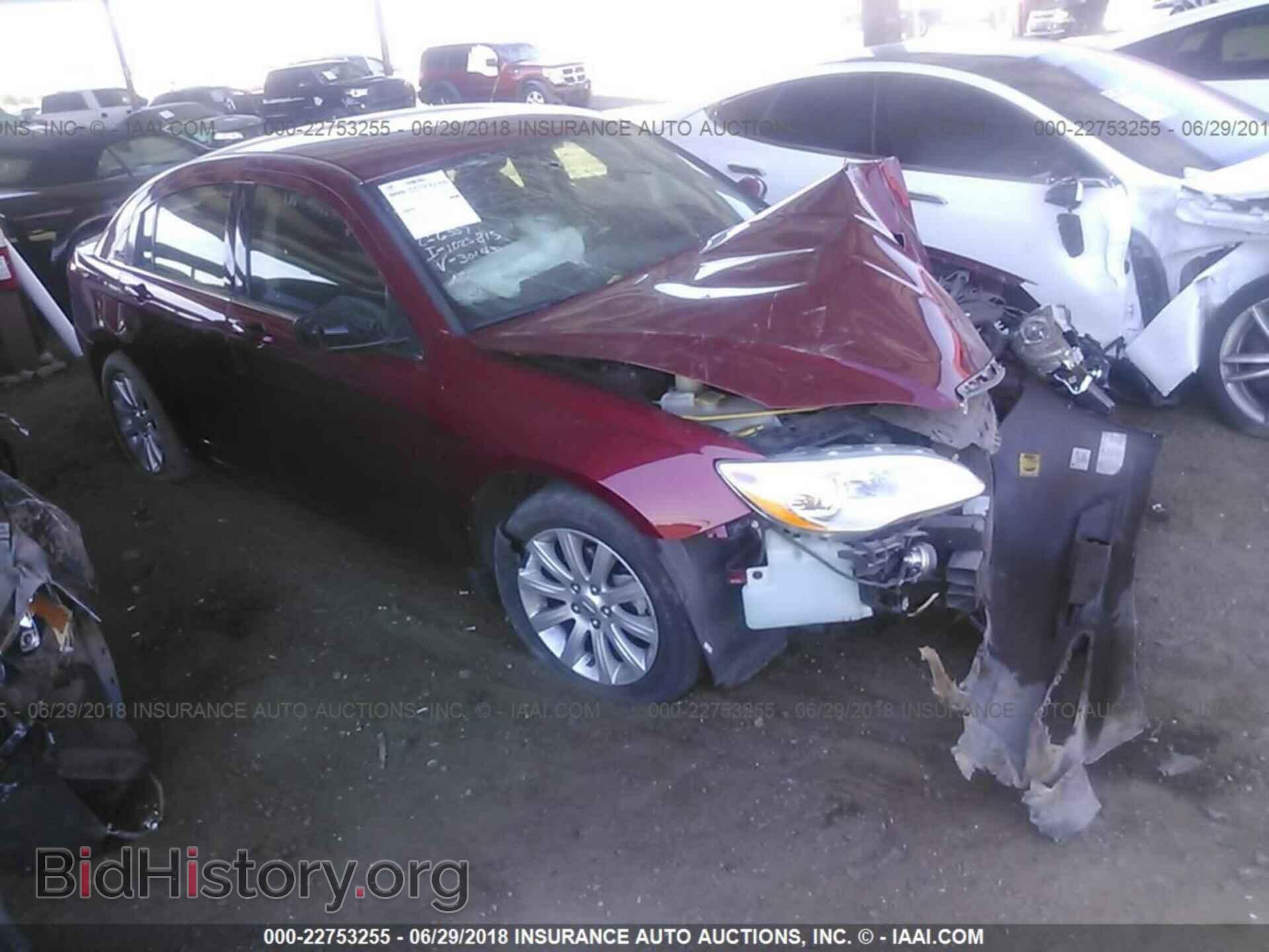 Фотография 1C3CCBBB6CN301432 - CHRYSLER 200 2012