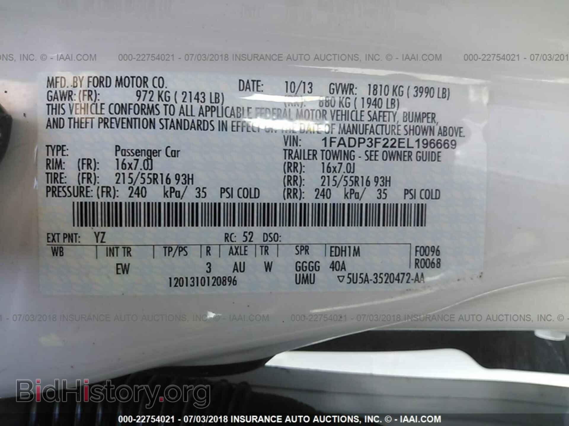 2014 Ford Focus - VIN: 1FADP3F22EL196669 - Photo 9