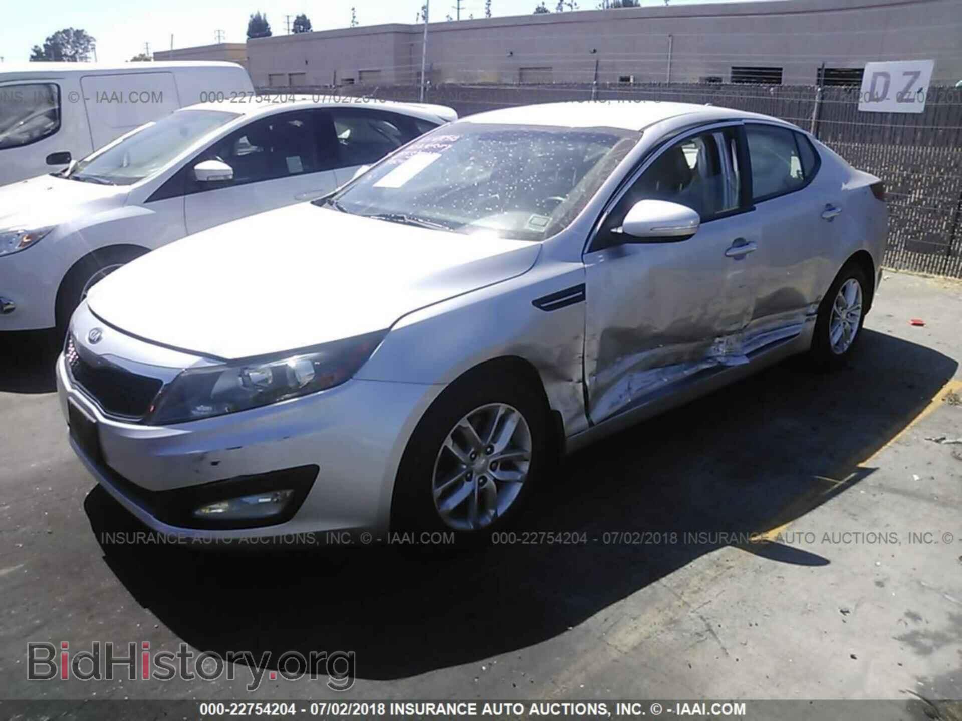 2013 Kia Optima - VIN: KNAGM4A75D5381307 - Фото 2