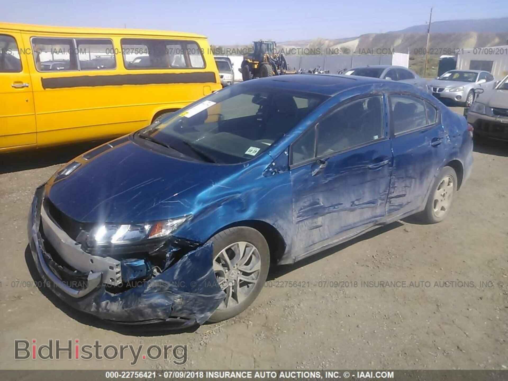 2014 Honda Civic - VIN: 2HGFB2F81EH556514 - Фото 2