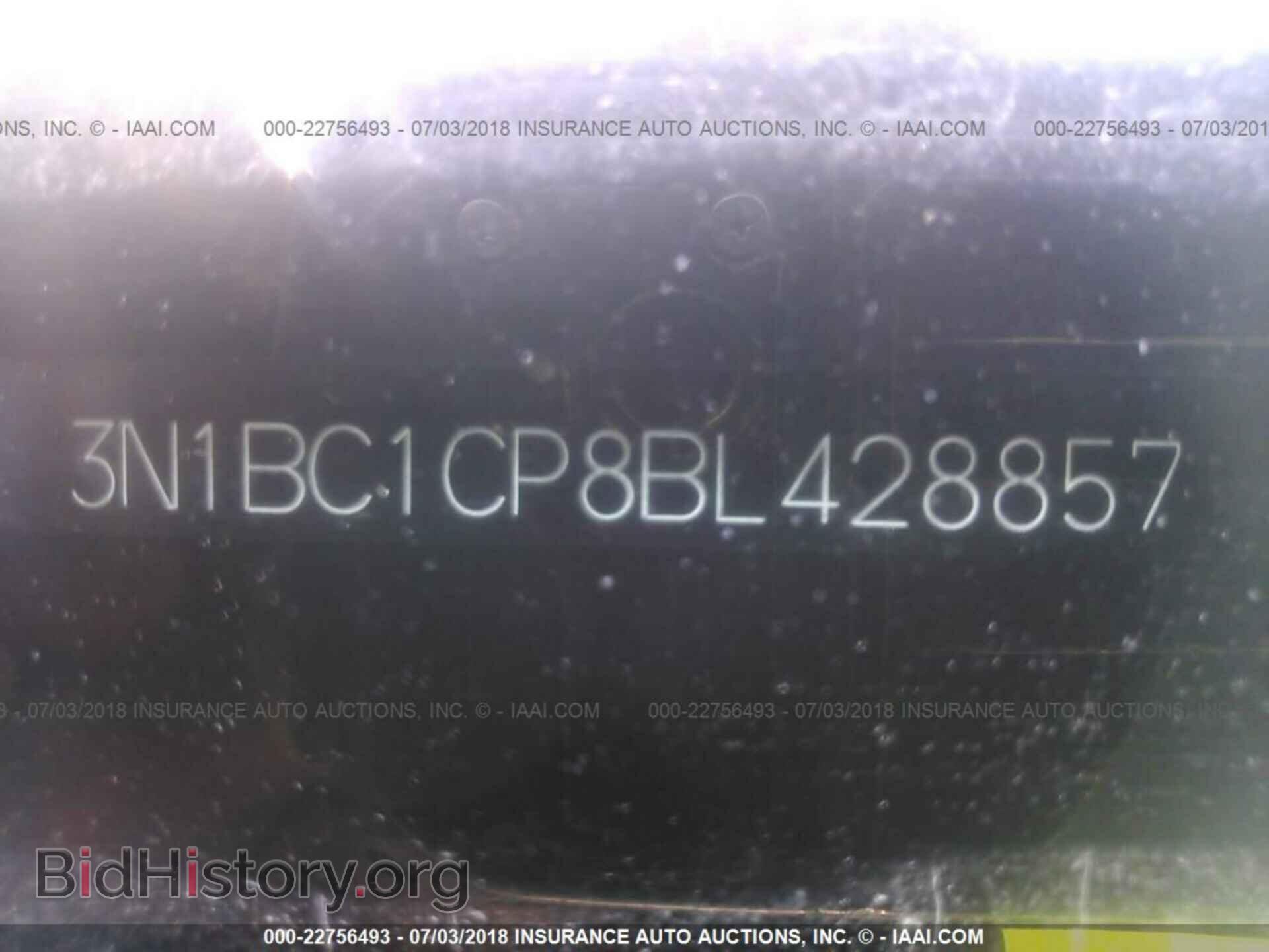 2011 Nissan Versa - VIN: 3N1BC1CP8BL428857 - Фото 9