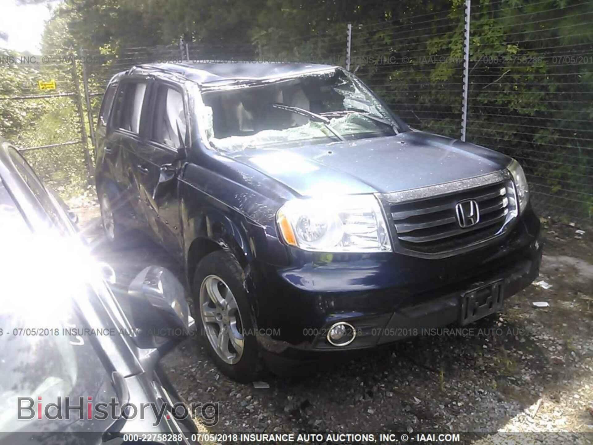 Фотография 5FNYF4H48CB003301 - Honda Pilot 2012