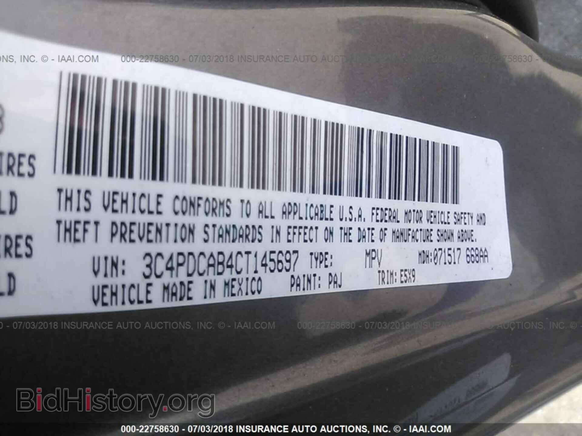 2012 Dodge Journey - VIN: 3C4PDCAB4CT145697 - Фото 9