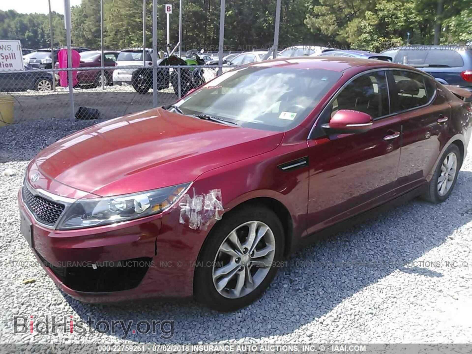 2012 Kia Optima - VIN: 5XXGM4A77CG063556 - Фото 2