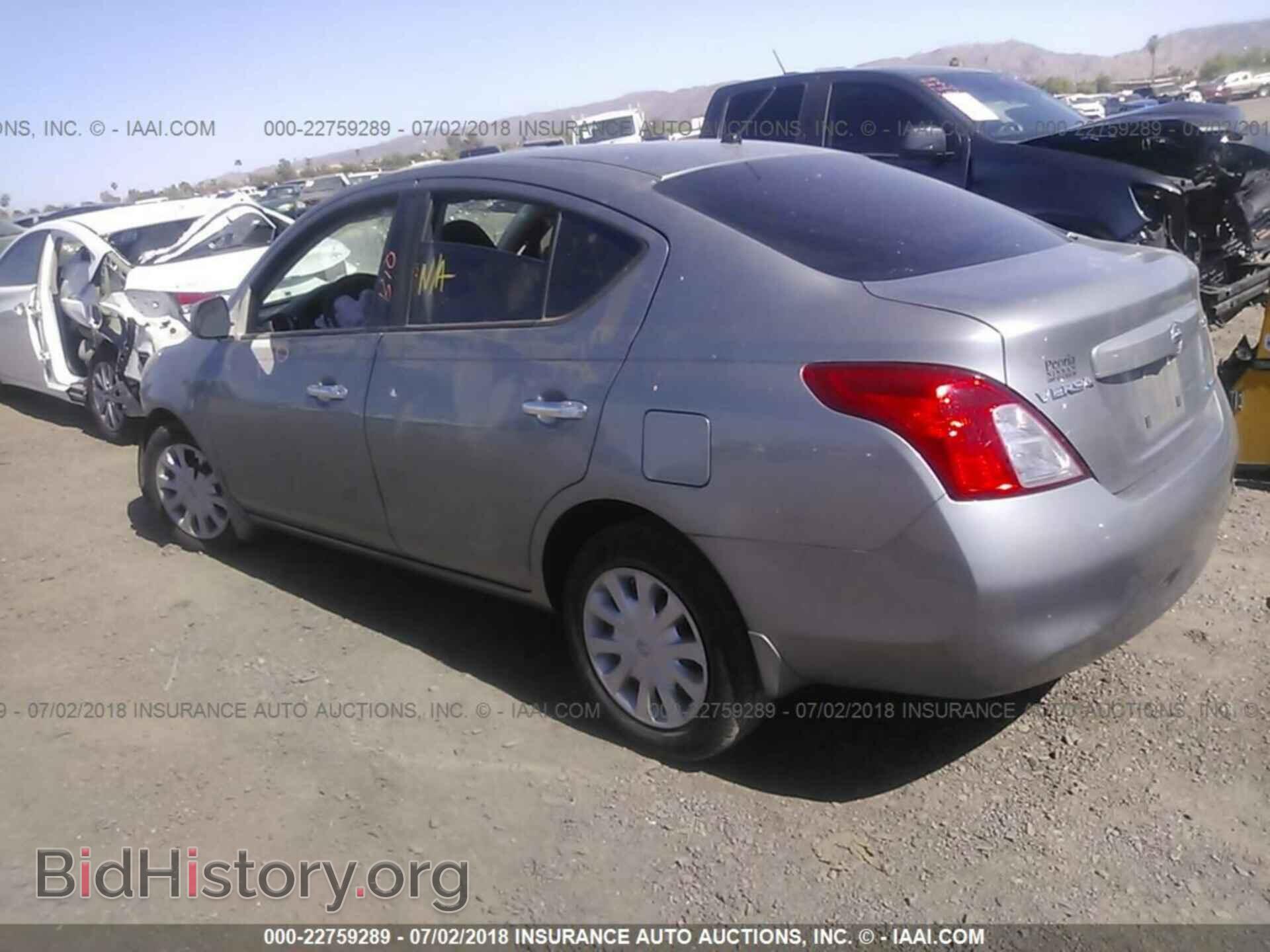 2012 Nissan Versa - VIN: 3N1CN7AP6CL903461 - Фото 3