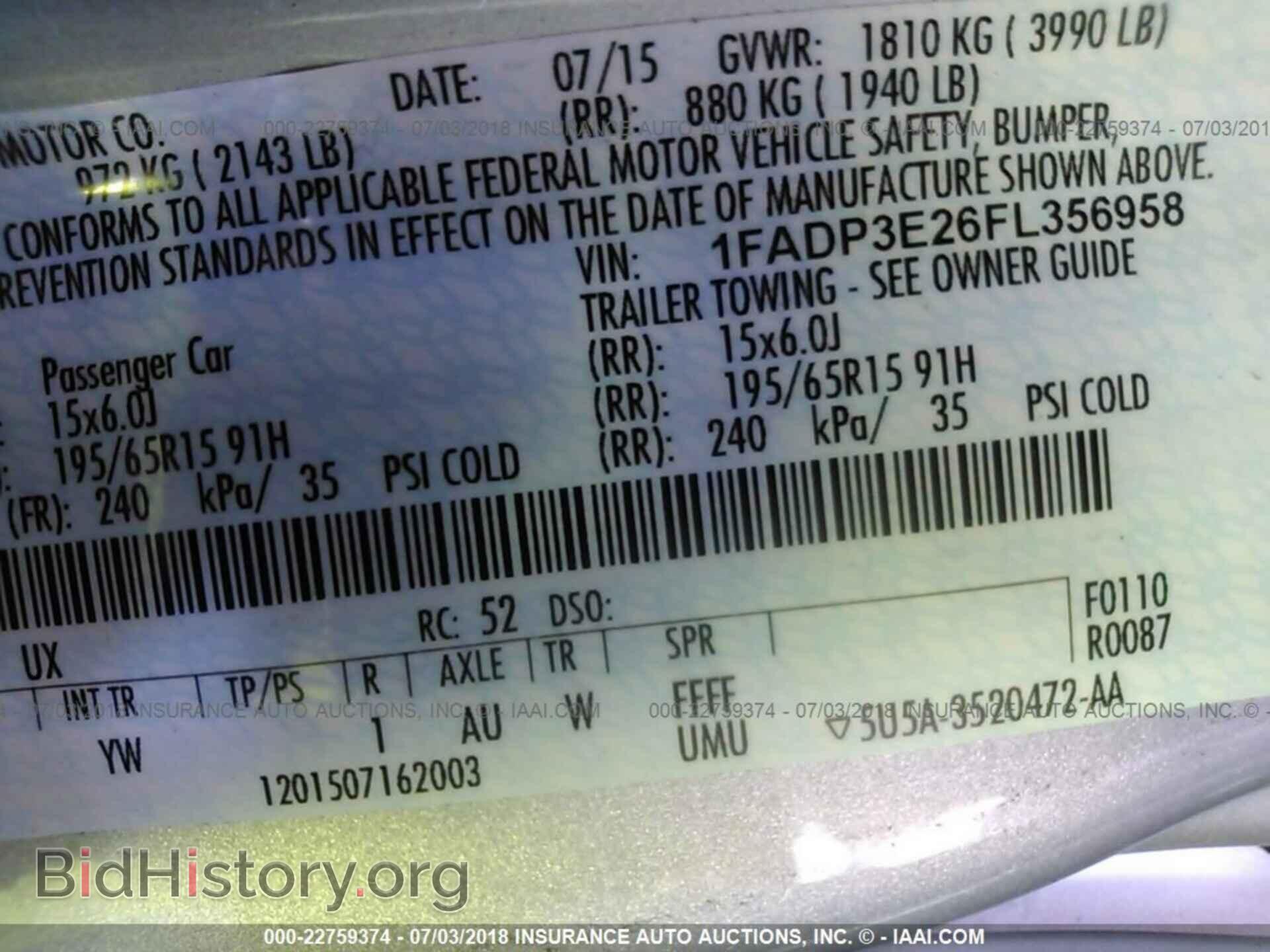 2015 Ford Focus - VIN: 1FADP3E26FL356958 - Photo 9