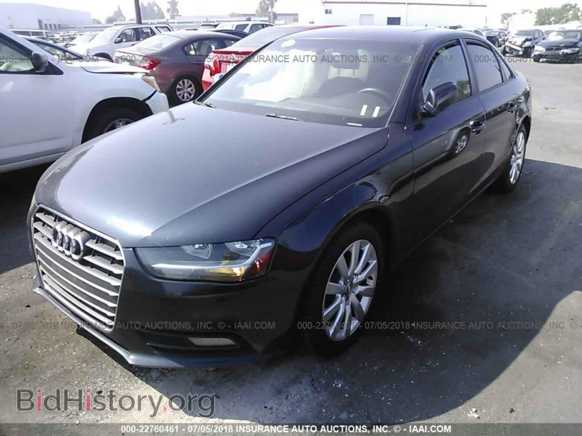 2014 Audi A4 - VIN: WAUDFAFL8EN032581 - Photo 2