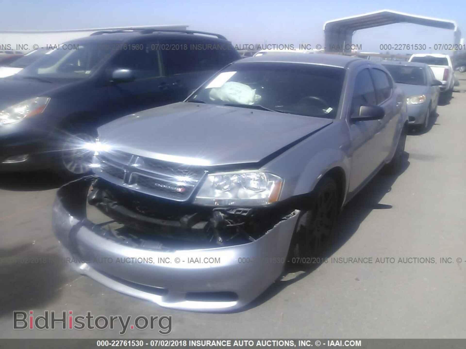 2014 Dodge Avenger - VIN: 1C3CDZAB9EN126894 - Фото 2