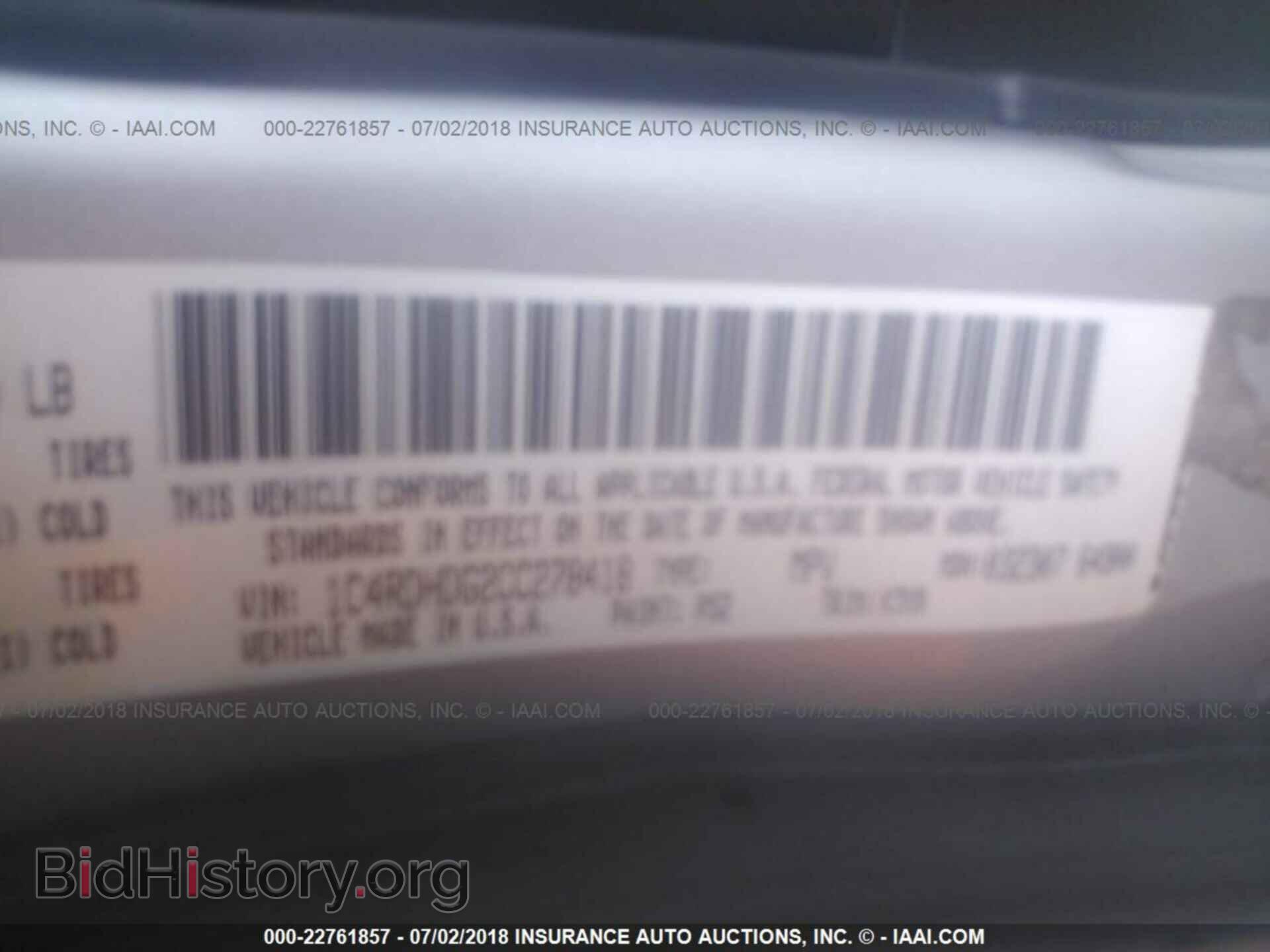 2012 Dodge Durango - VIN: 1C4RDHDG2CC278418 - Photo 9