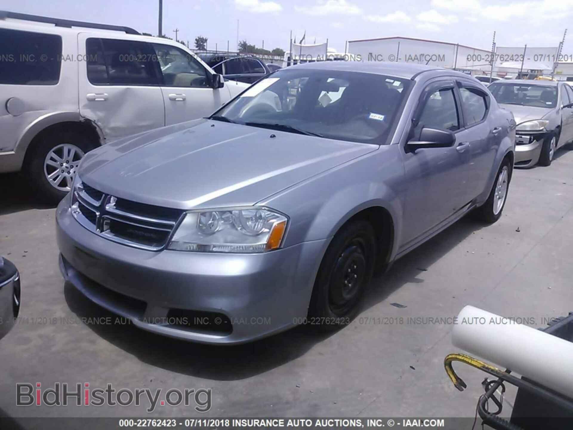 2013 Dodge Avenger - VIN: 1C3CDZAB1DN661846 - Фото 2