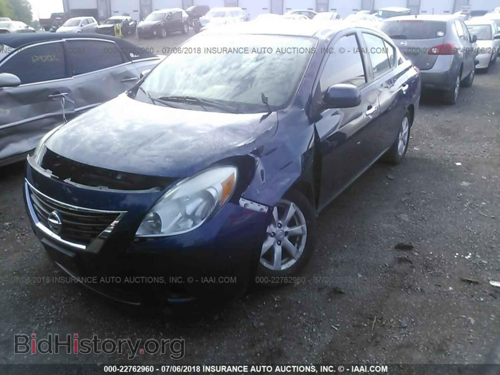 2012 Nissan Versa - VIN: 3N1CN7AP1CL814963 - Фото 2