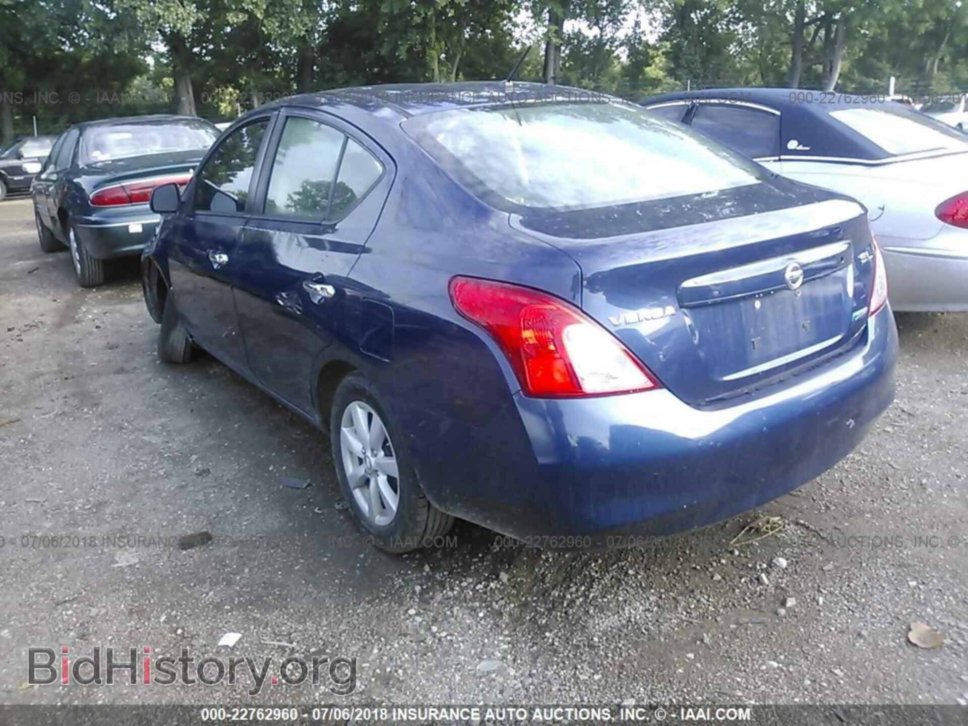 2012 Nissan Versa - VIN: 3N1CN7AP1CL814963 - Фото 3