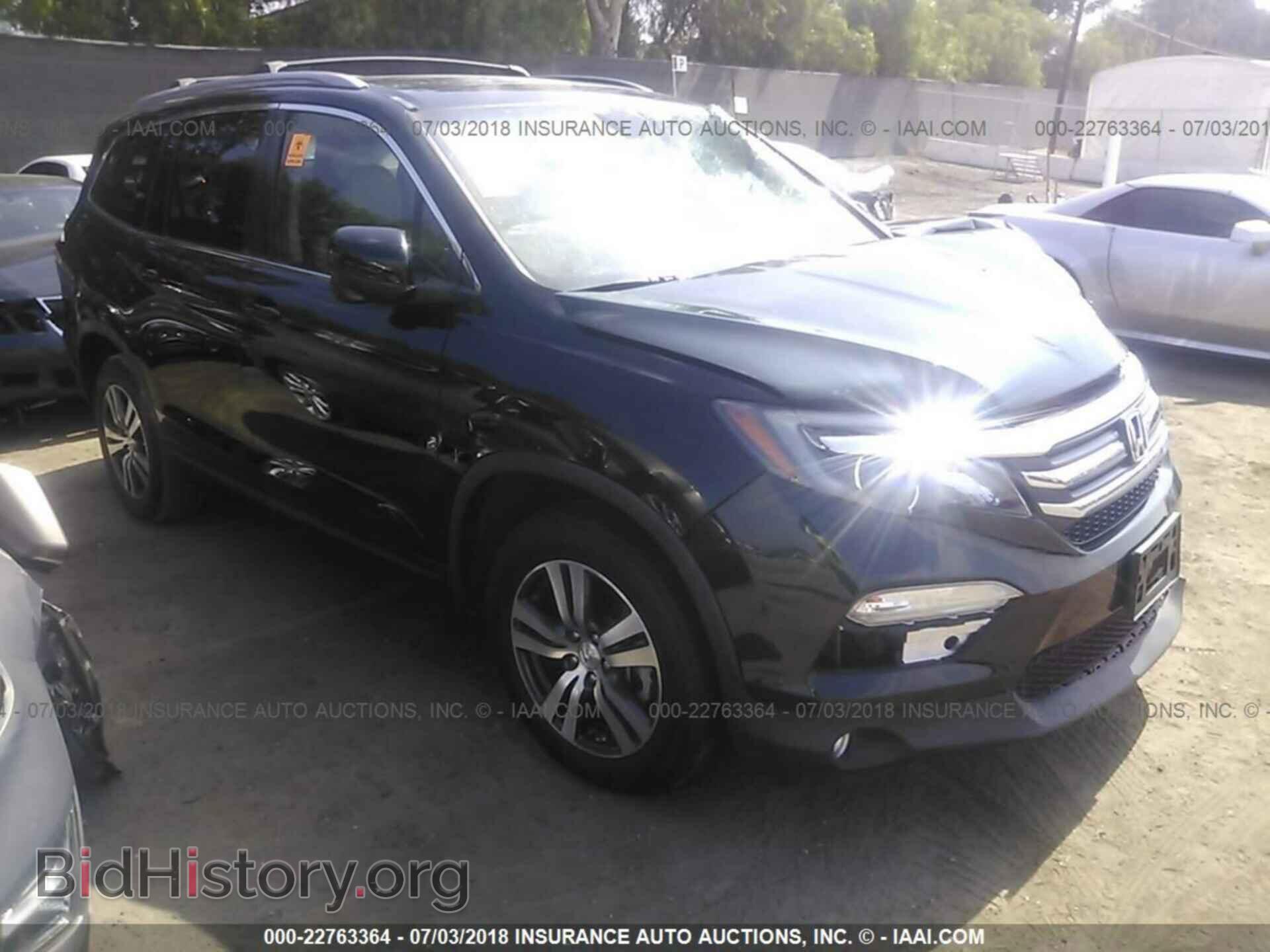 Фотография 5FNYF5H85GB004050 - Honda Pilot 2016