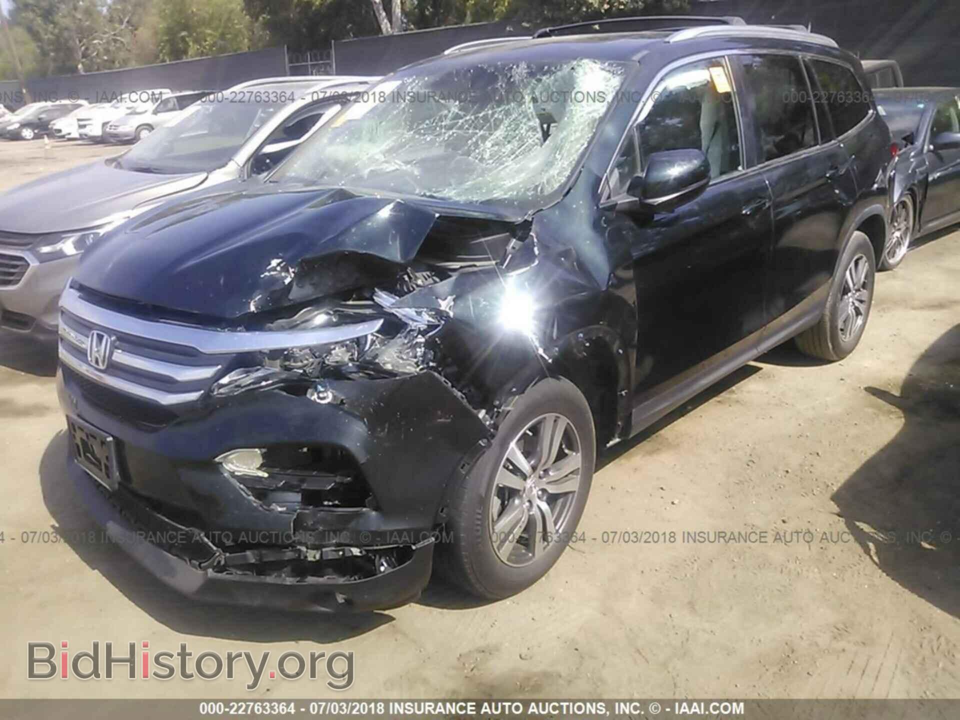 2016 Honda Pilot - VIN: 5FNYF5H85GB004050 - Фото 2