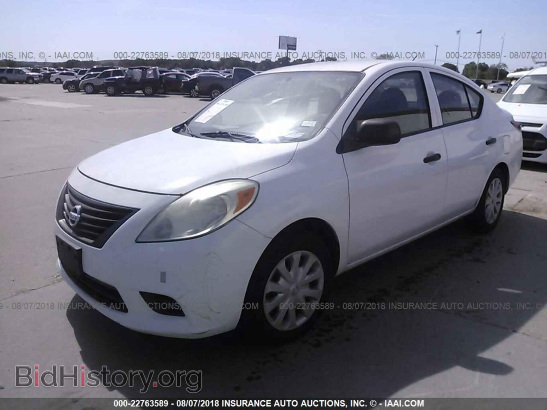 2012 Nissan Versa - VIN: 3N1CN7AP1CL845226 - Фото 2