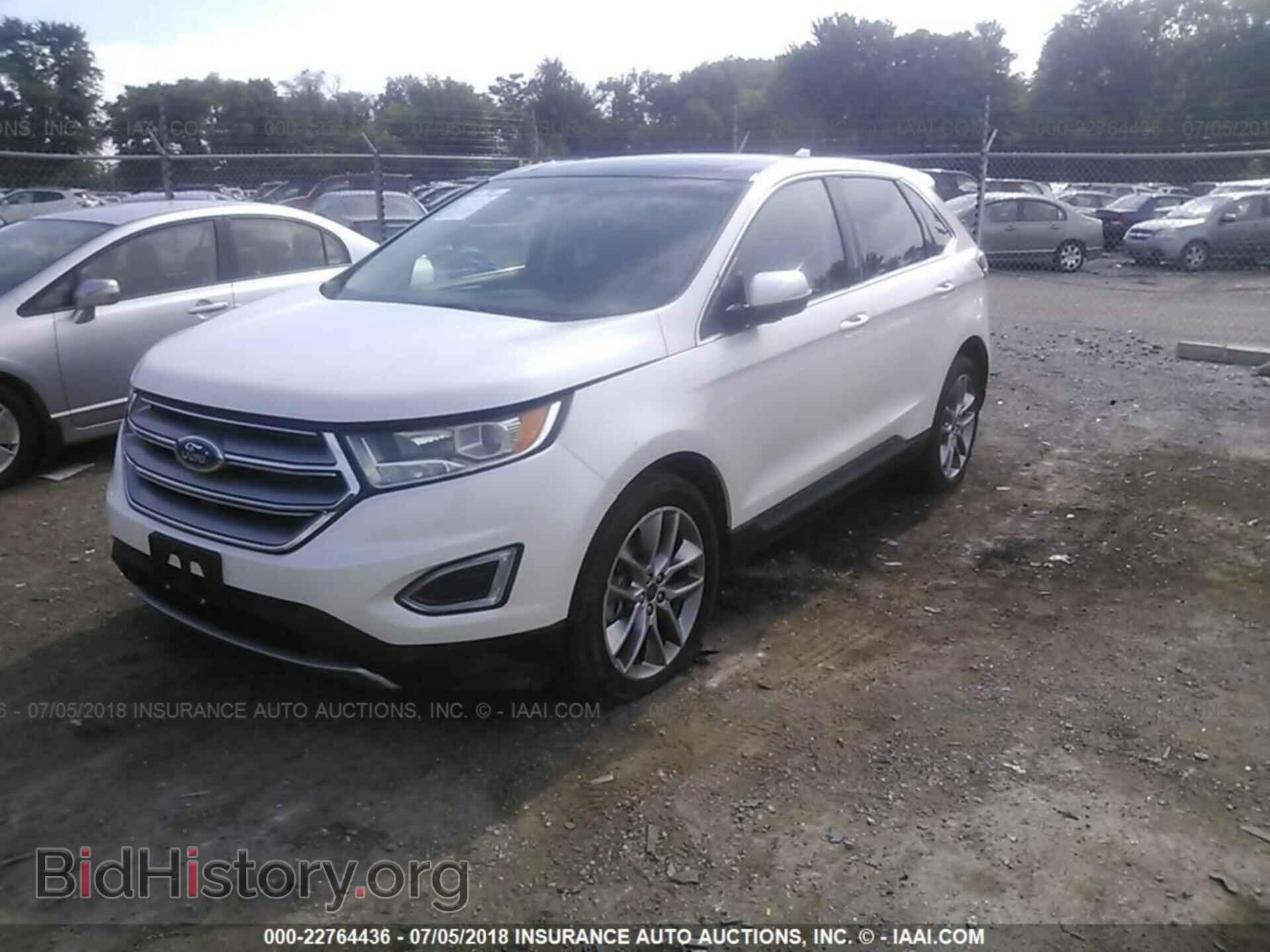 2015 Ford Edge - VIN: 2FMTK4K80FBB85669 - Фото 2