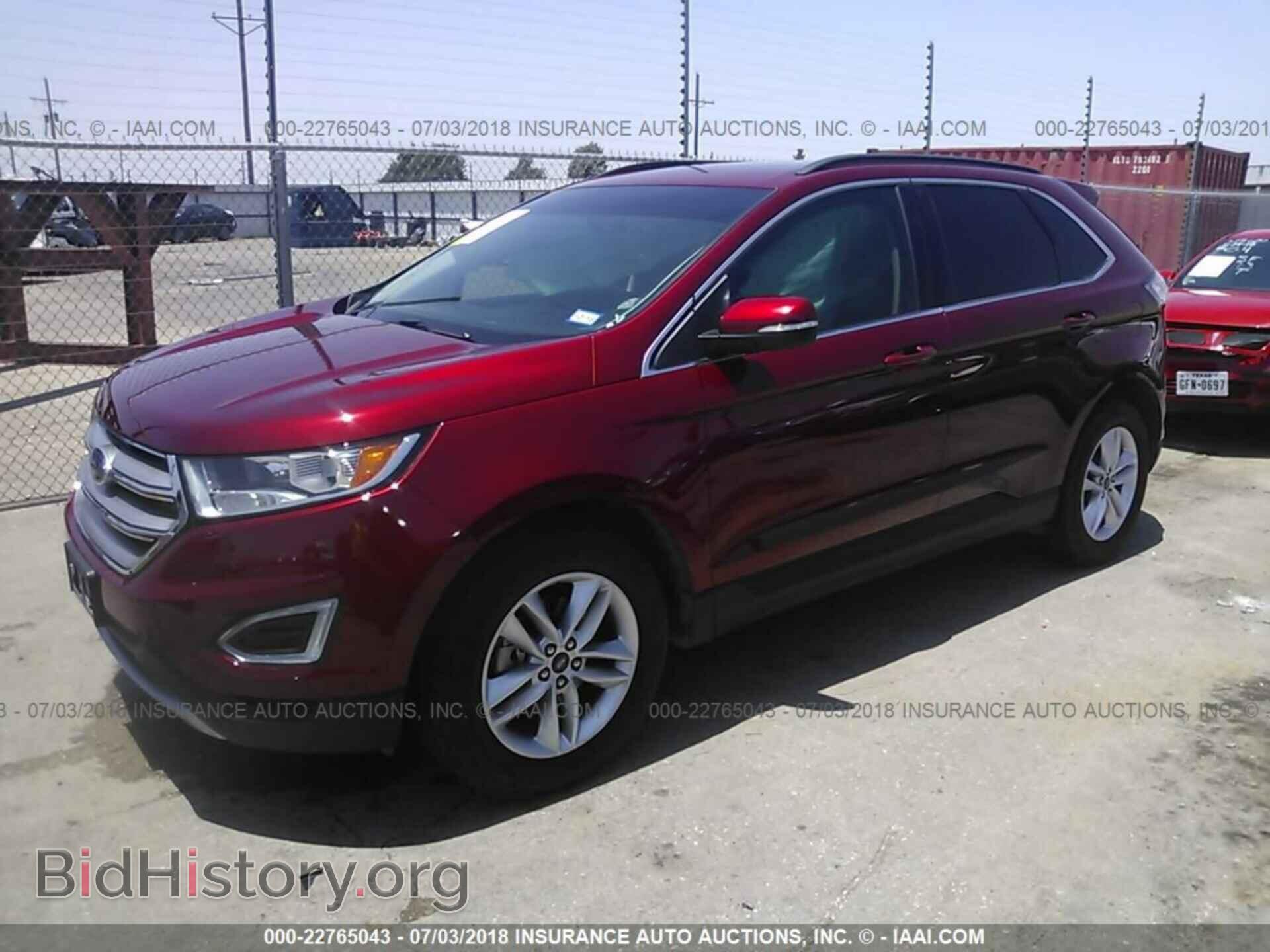 2015 Ford Edge - VIN: 2FMTK3J93FBC20418 - Фото 2