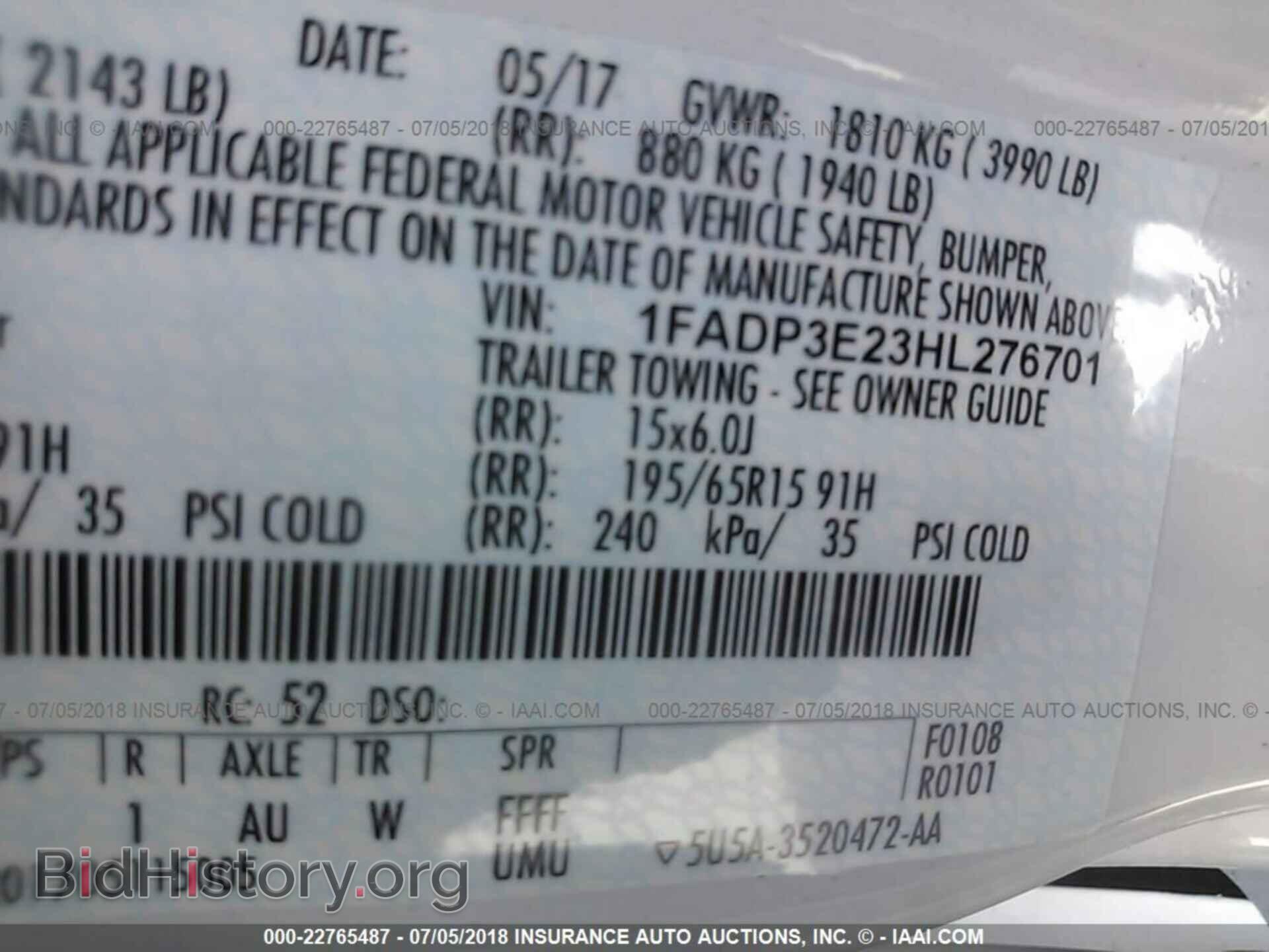 2017 Ford Focus - VIN: 1FADP3E23HL276701 - Photo 9