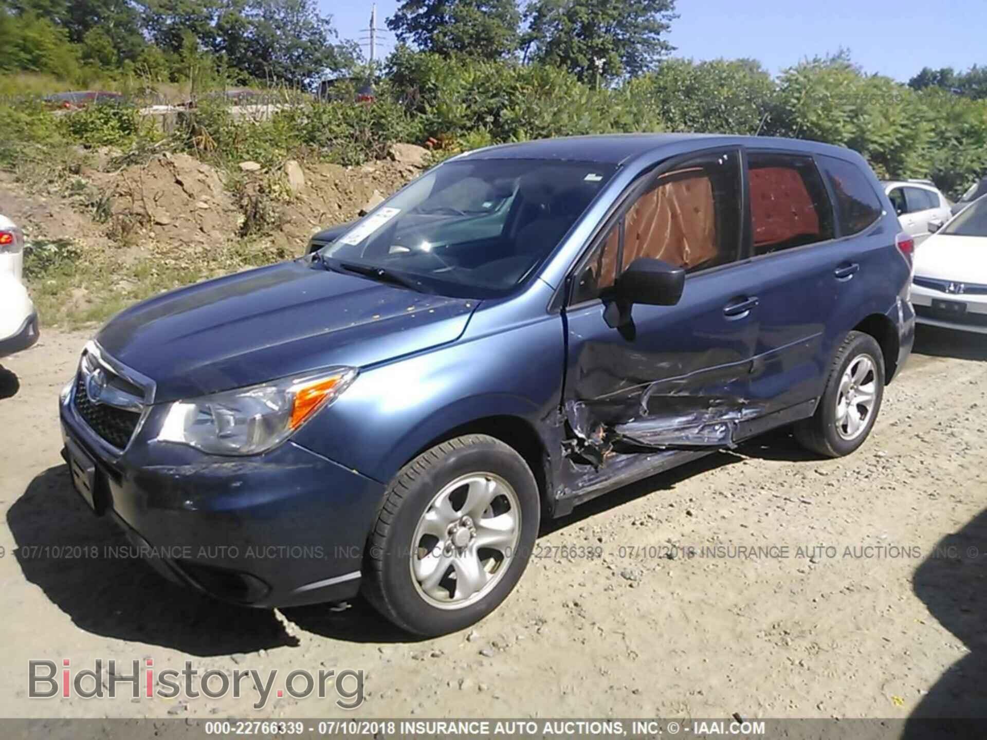 2014 Subaru Forester - VIN: JF2SJAAC1EH482055 - Фото 2