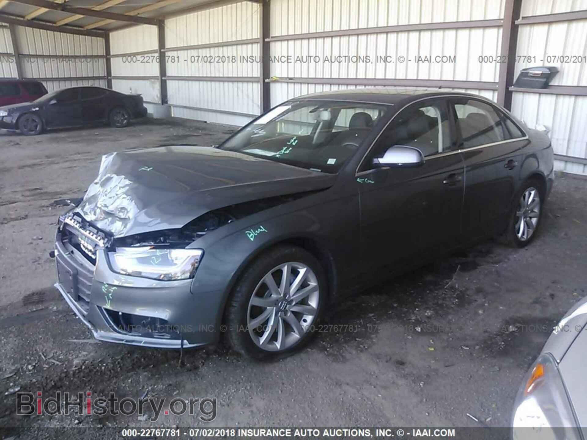 2013 Audi A4 - VIN: WAUFFAFL5DN044470 - Фото 2