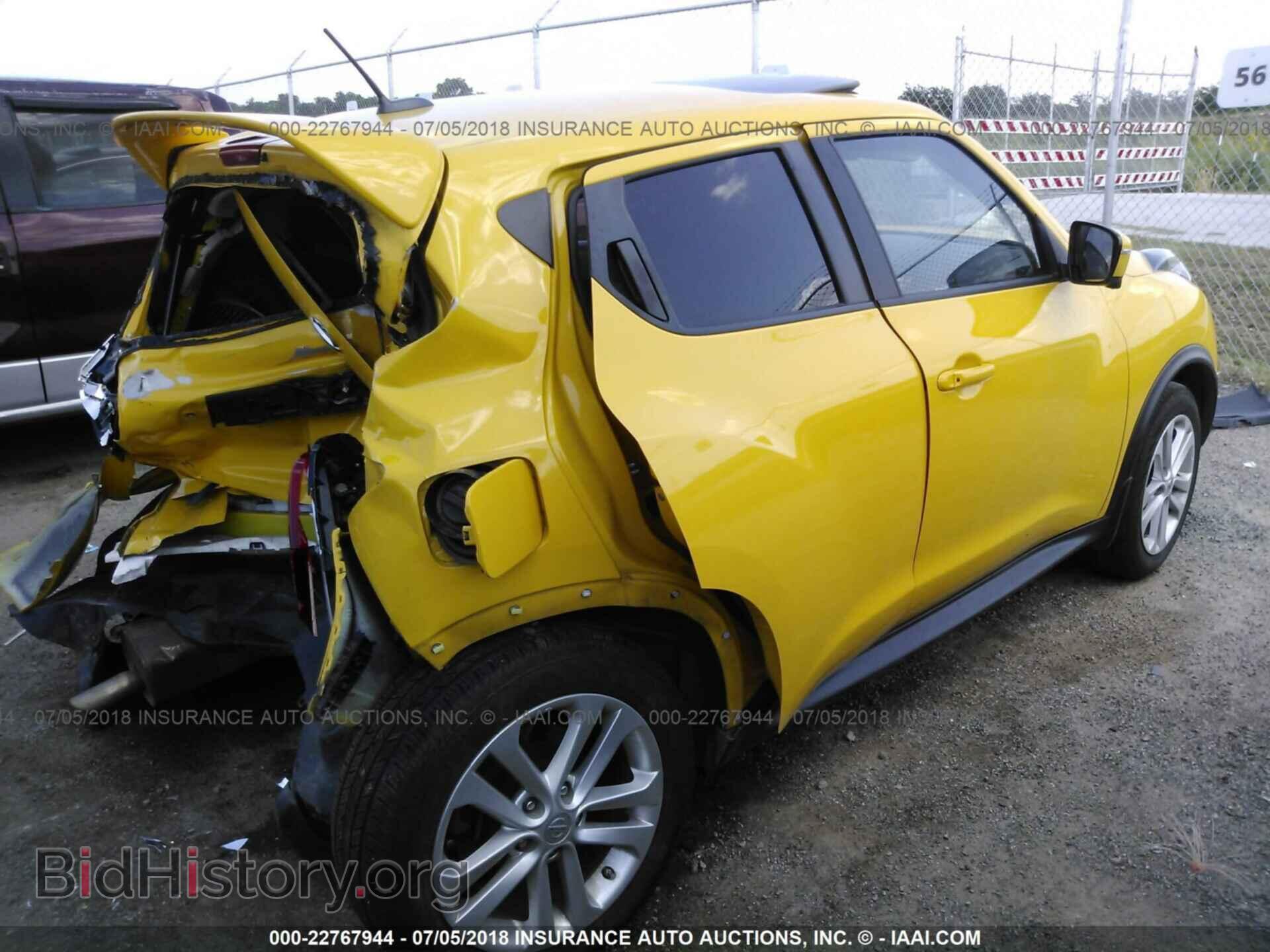 2015 Nissan Juke - VIN: JN8AF5MR2FT506529 - Фото 4