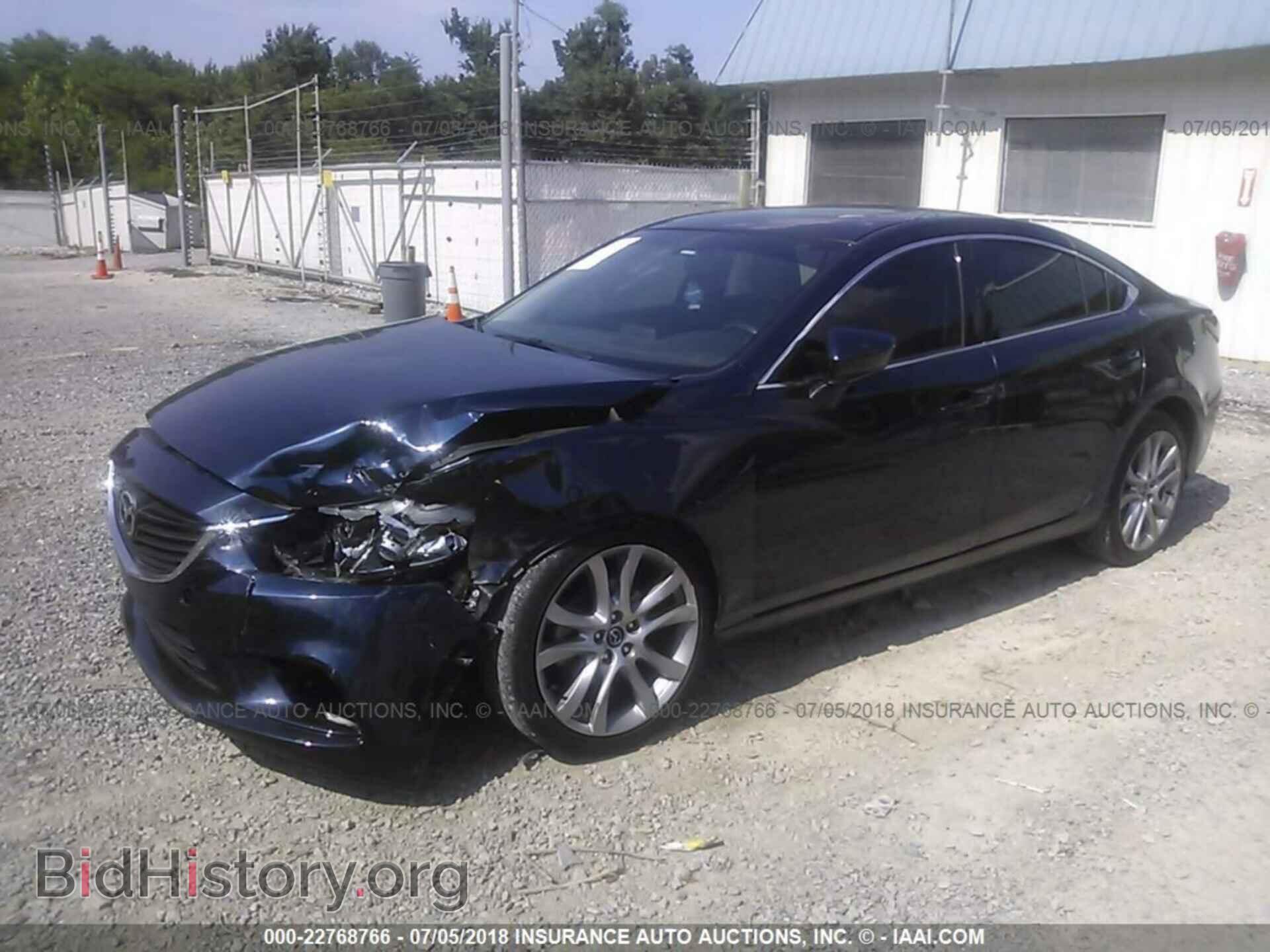 2016 Mazda 6 - VIN: JM1GJ1V50G1454808 - Фото 2
