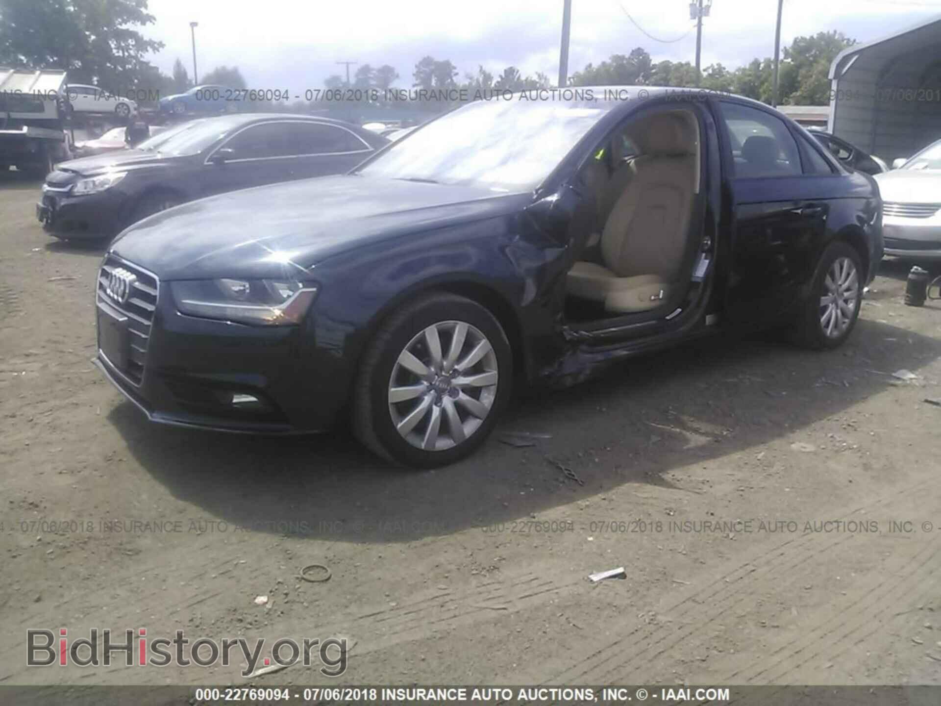 2014 Audi A4 - VIN: WAUBFAFL4EN009452 - Photo 2