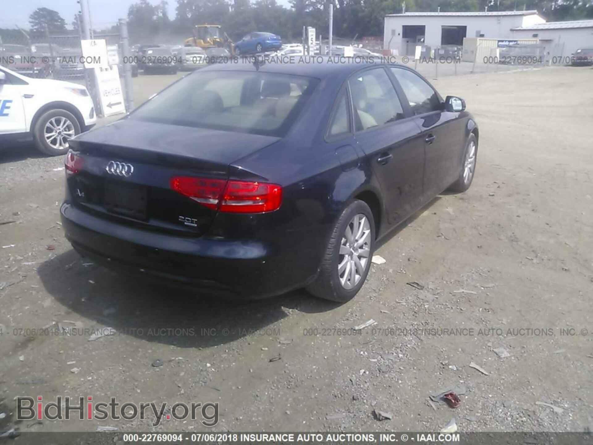 2014 Audi A4 - VIN: WAUBFAFL4EN009452 - Photo 4