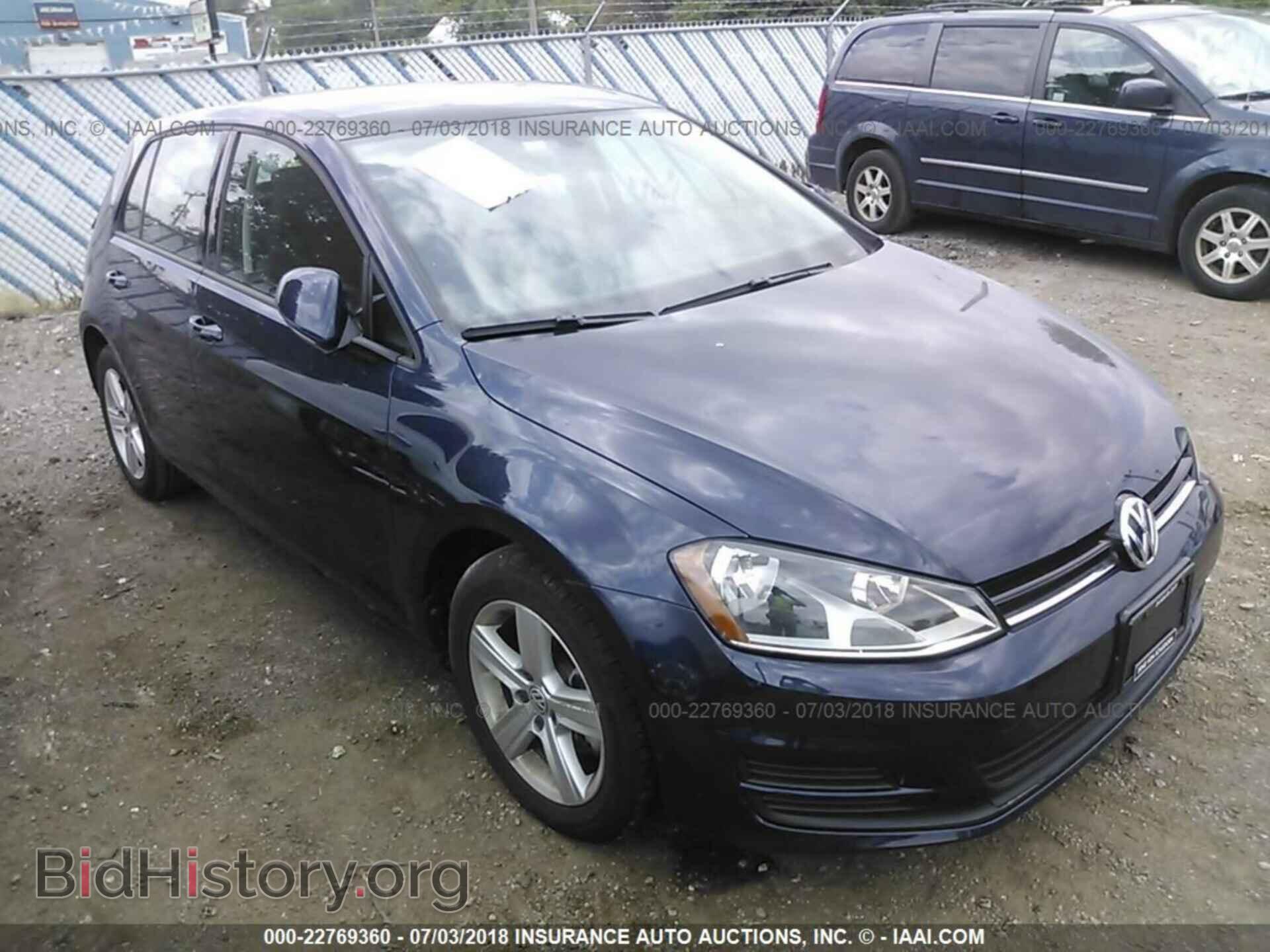 Фотография 3VW217AUXHM073592 - Volkswagen Golf 2017