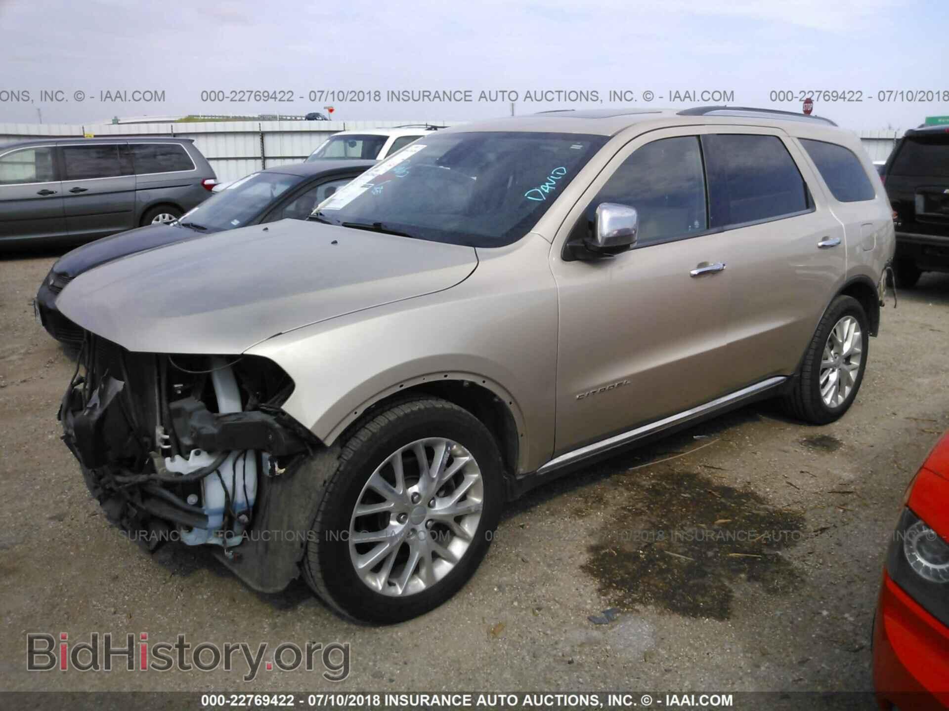 2014 Dodge Durango - VIN: 1C4RDHEG9EC557642 - Photo 2