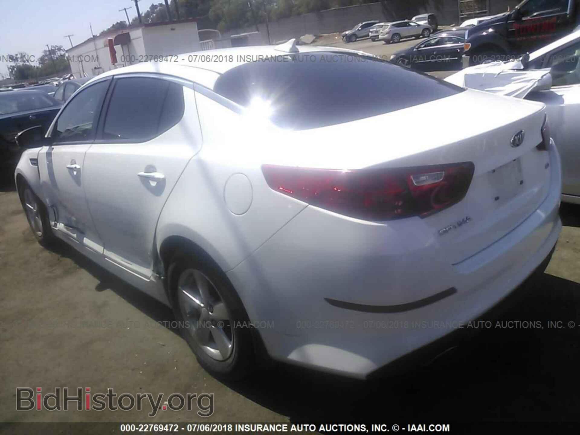 2014 Kia Optima - VIN: KNAGM4A75E5478931 - Photo 3