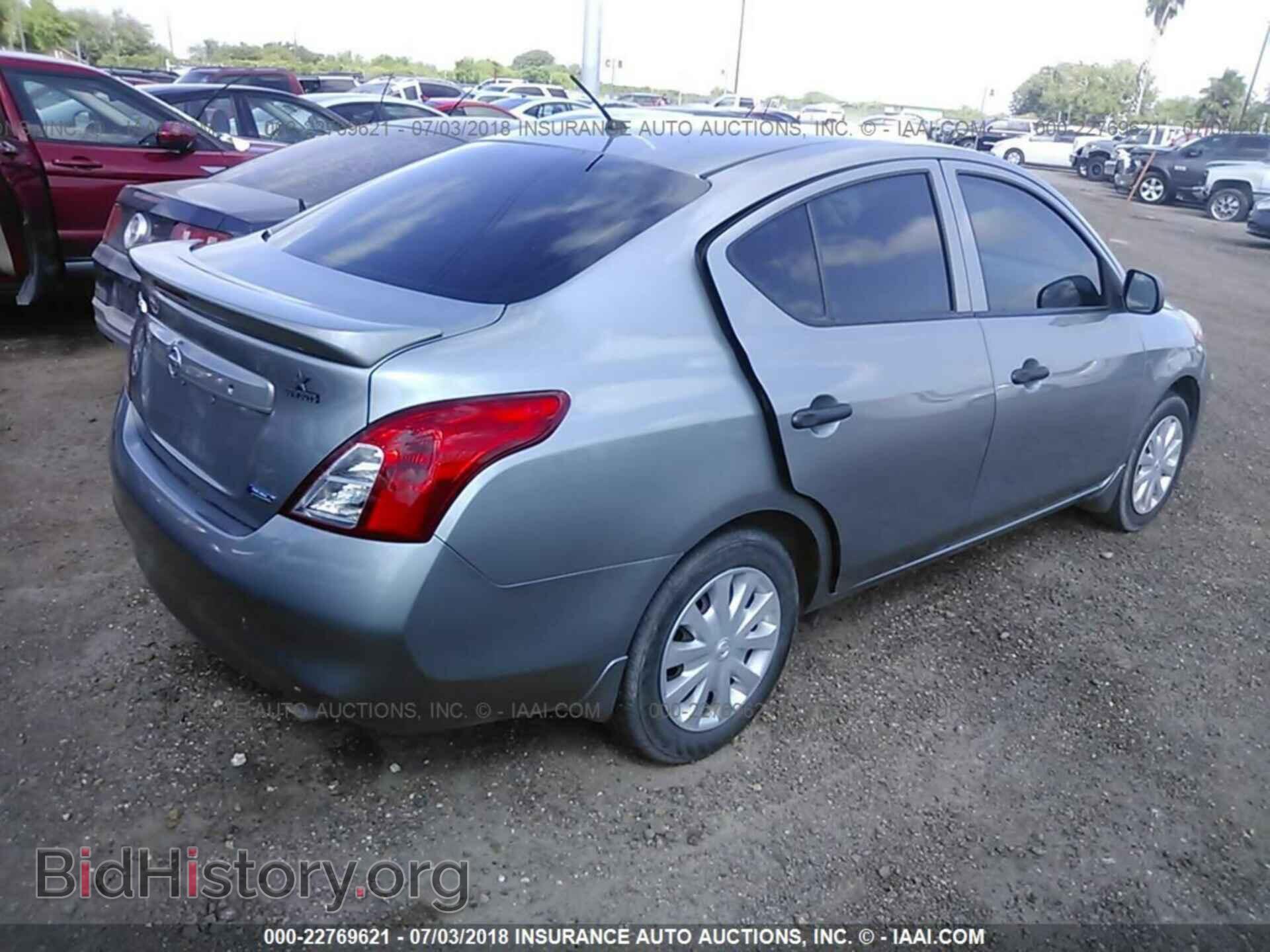 2014 Nissan Versa - VIN: 3N1CN7AP6EL842020 - Фото 4