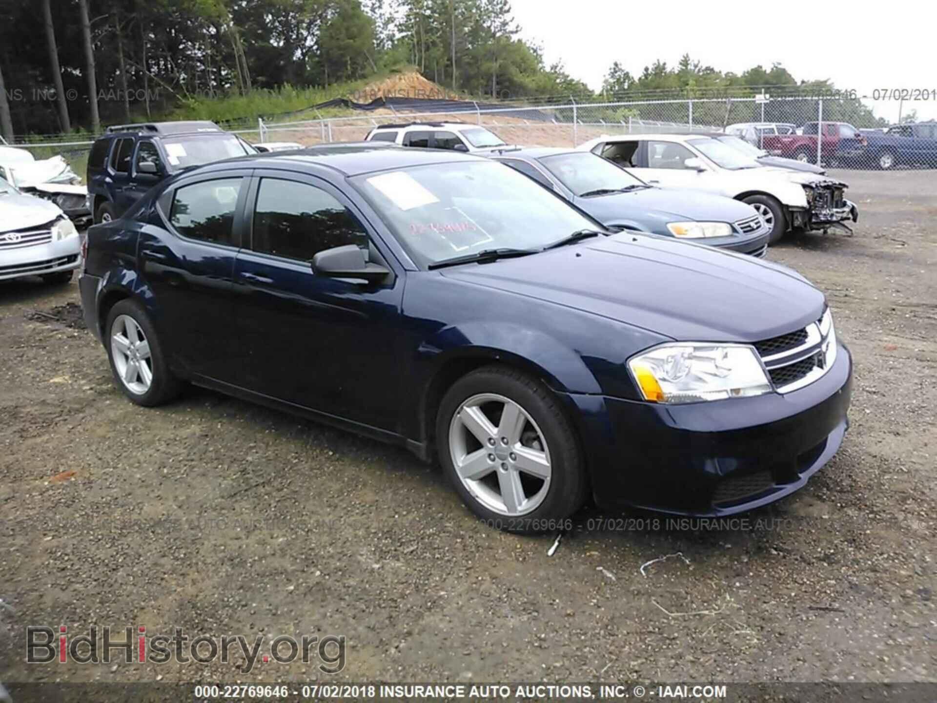 Photo 1C3CDZAB8DN707074 - Dodge Avenger 2013