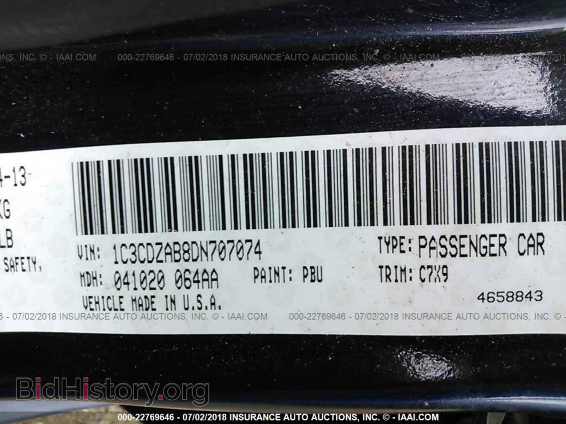 2013 Dodge Avenger - VIN: 1C3CDZAB8DN707074 - Photo 9